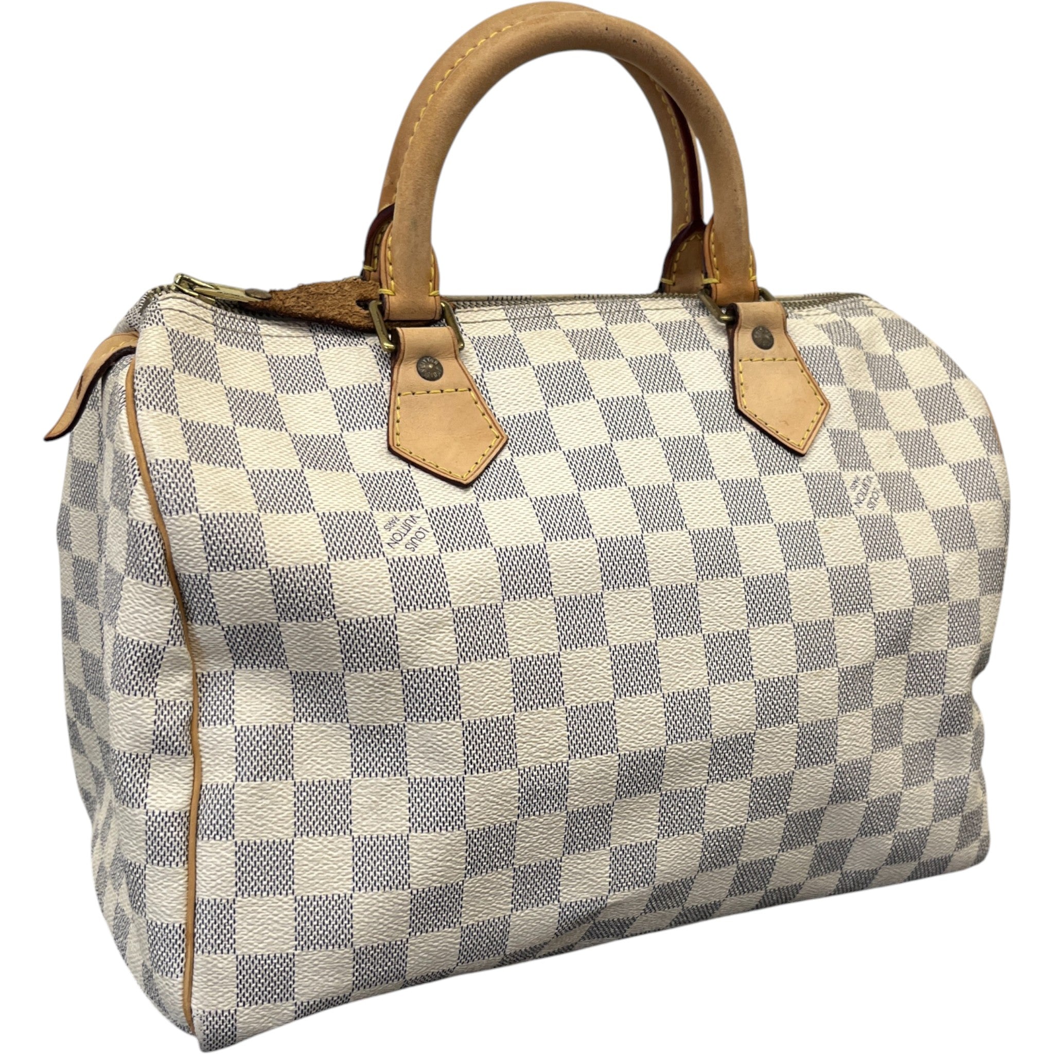 Women's Damier Azur Speedy 30 Bag White