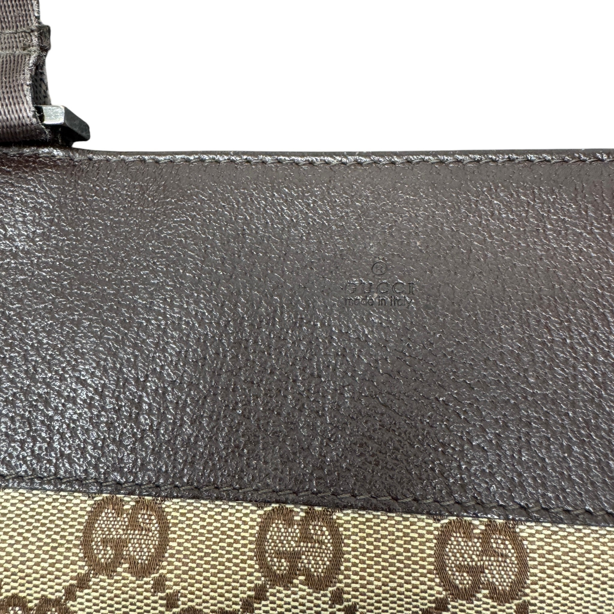 Men's Gg Supreme Messenger Bag Beige