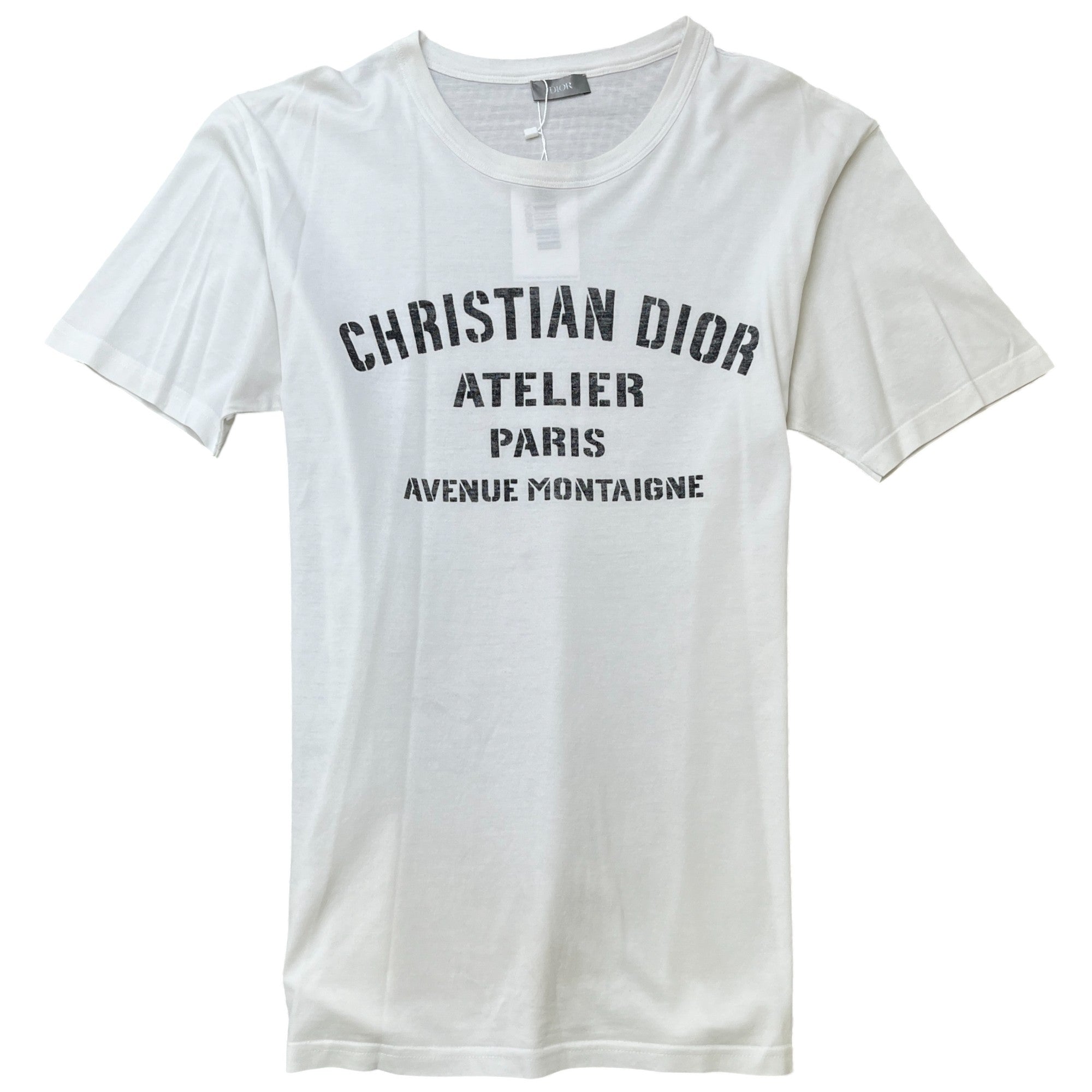 Men's Atelier Logo T-Shirt White Size XXL