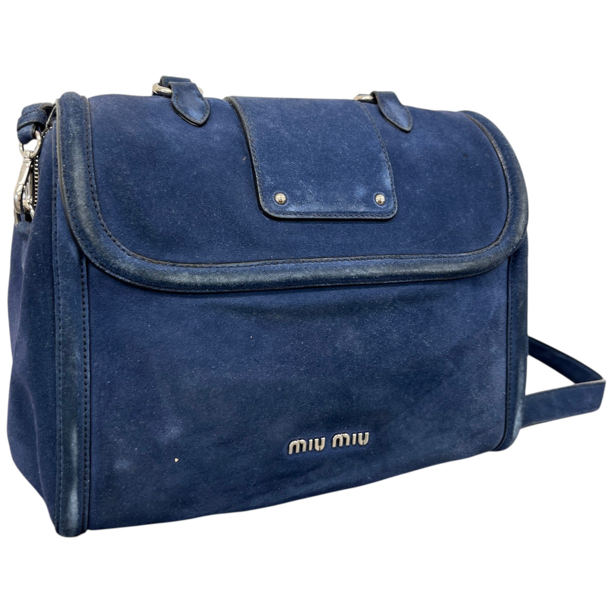 Men's Vintage Crossbody Bag Blue