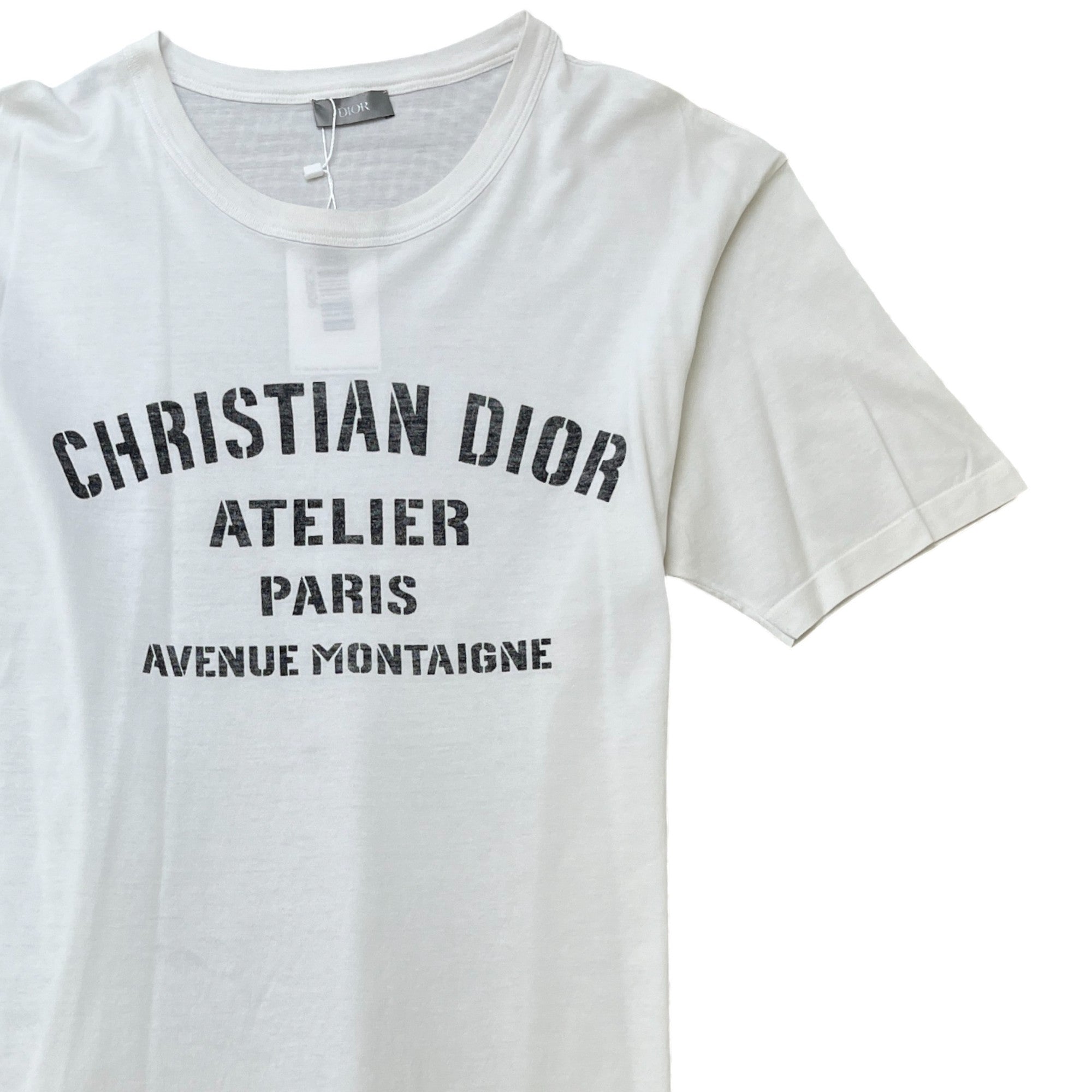 Men's Atelier Logo T-Shirt White Size XXL