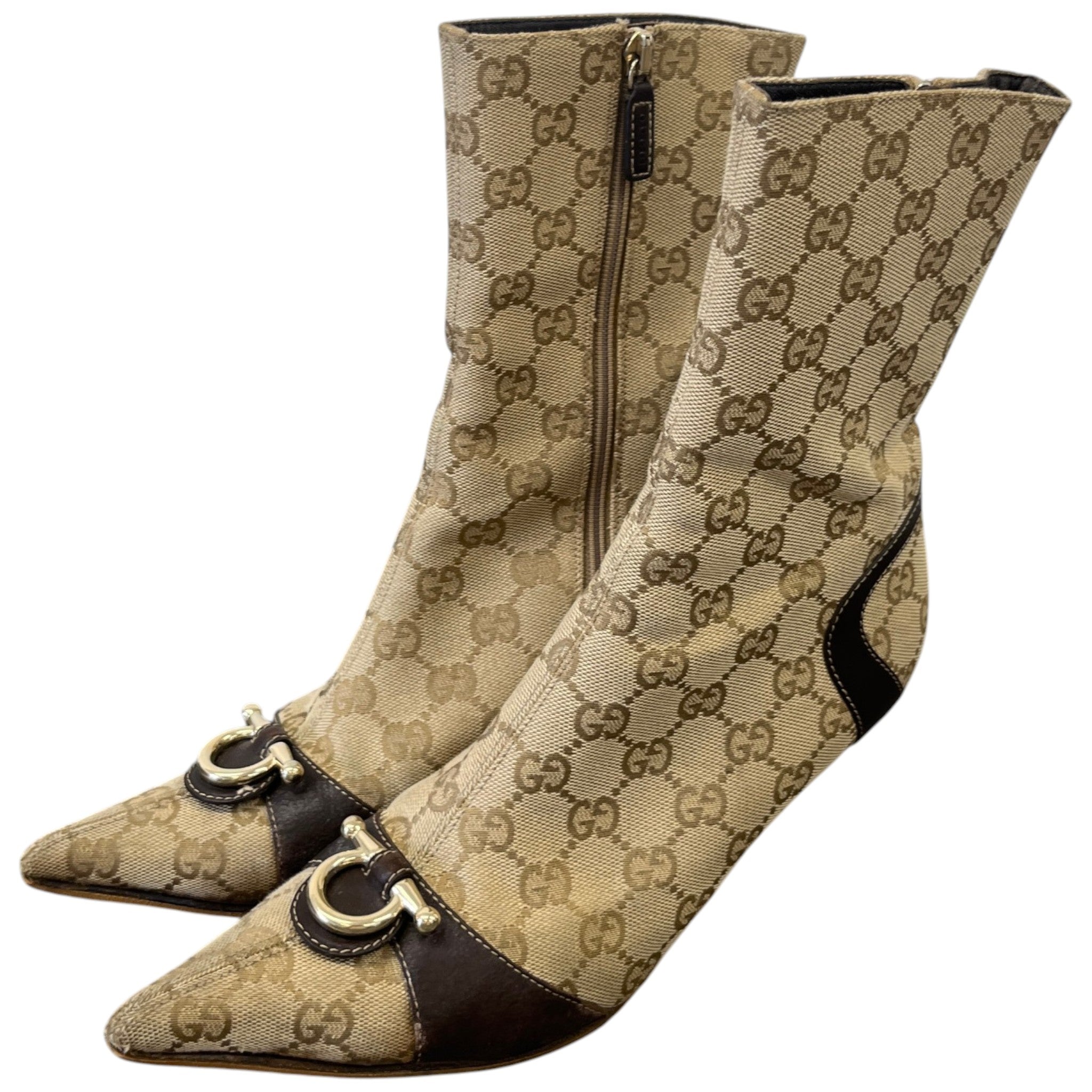Women's Gg Supreme Boomshell Boots Beige Size EU 37 / UK 4