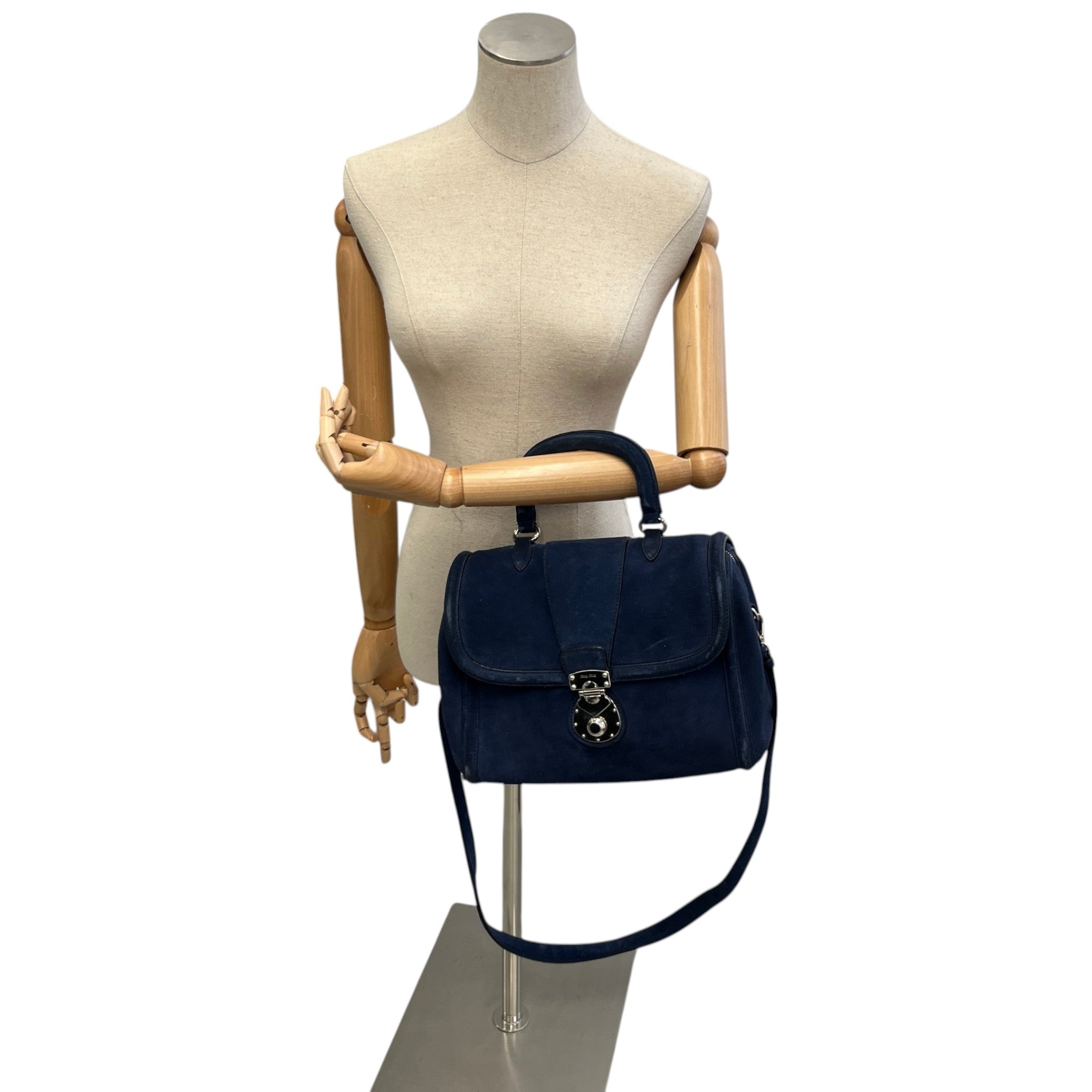 Men's Vintage Crossbody Bag Blue