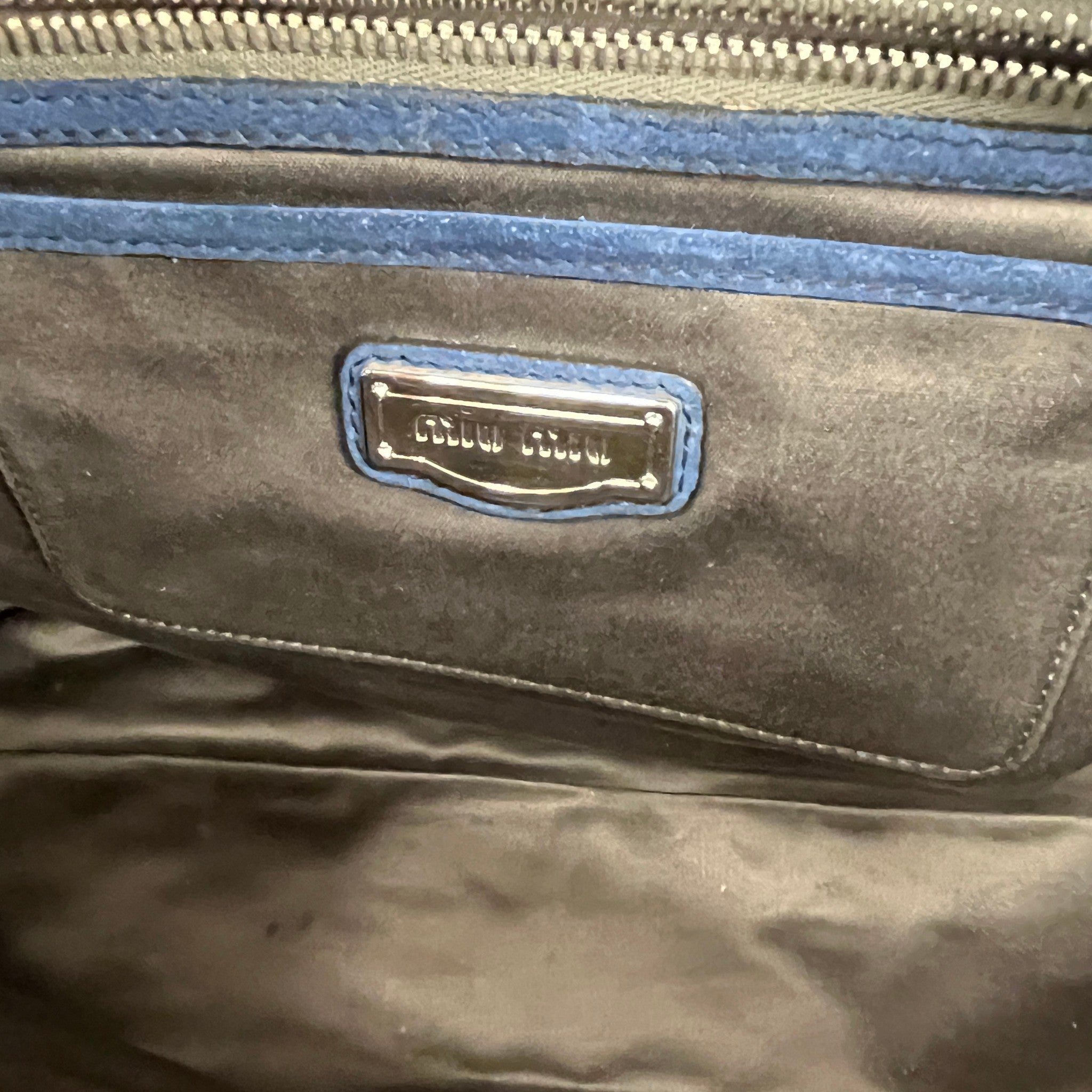 Men's Vintage Crossbody Bag Blue