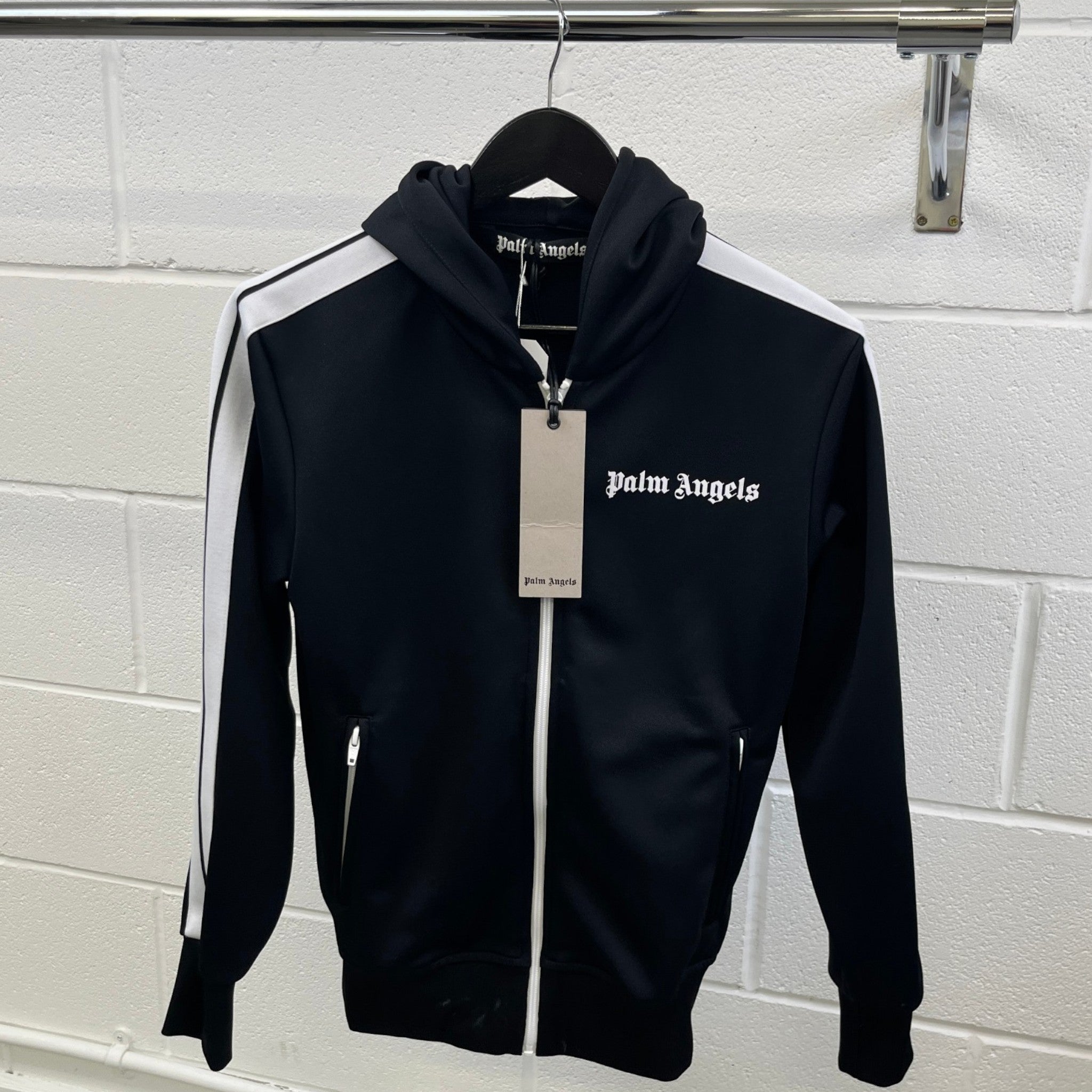 Men's Track Hoodie Black Size XS