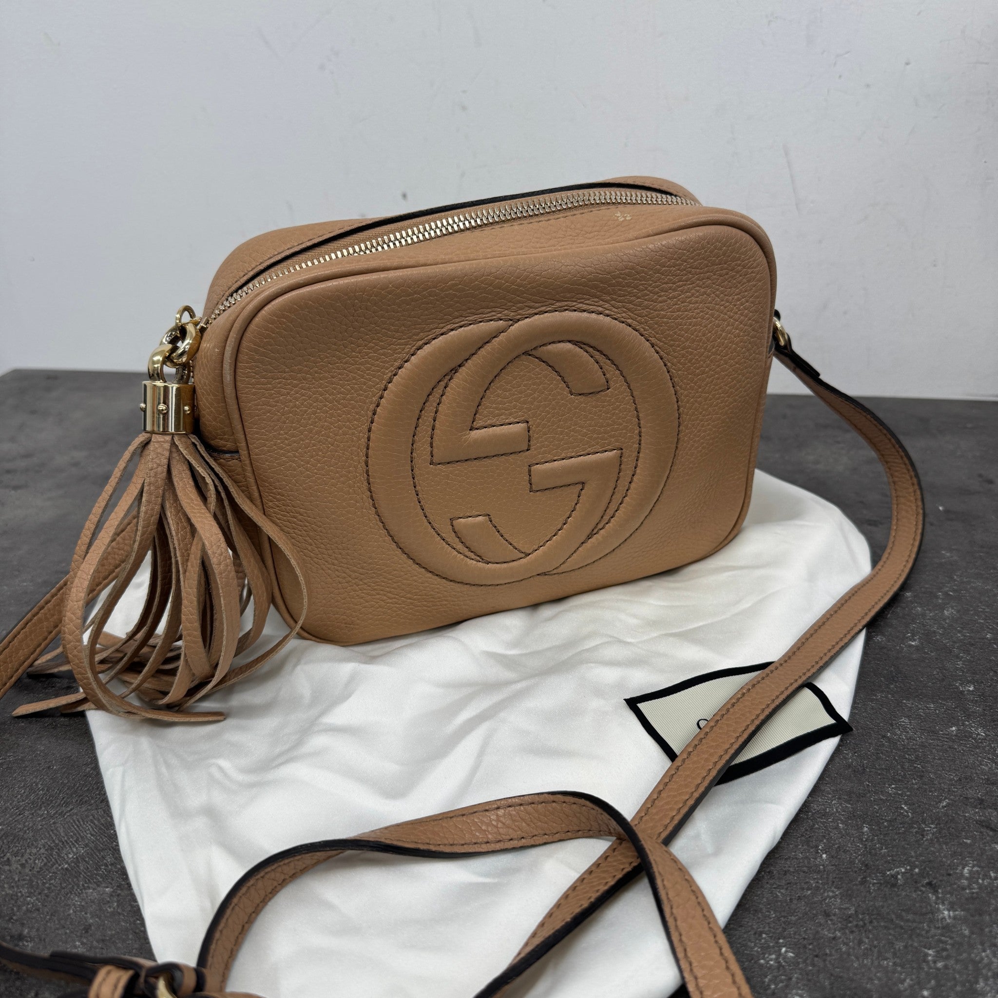 Women's Soho Disco Crossbody Bag Nude