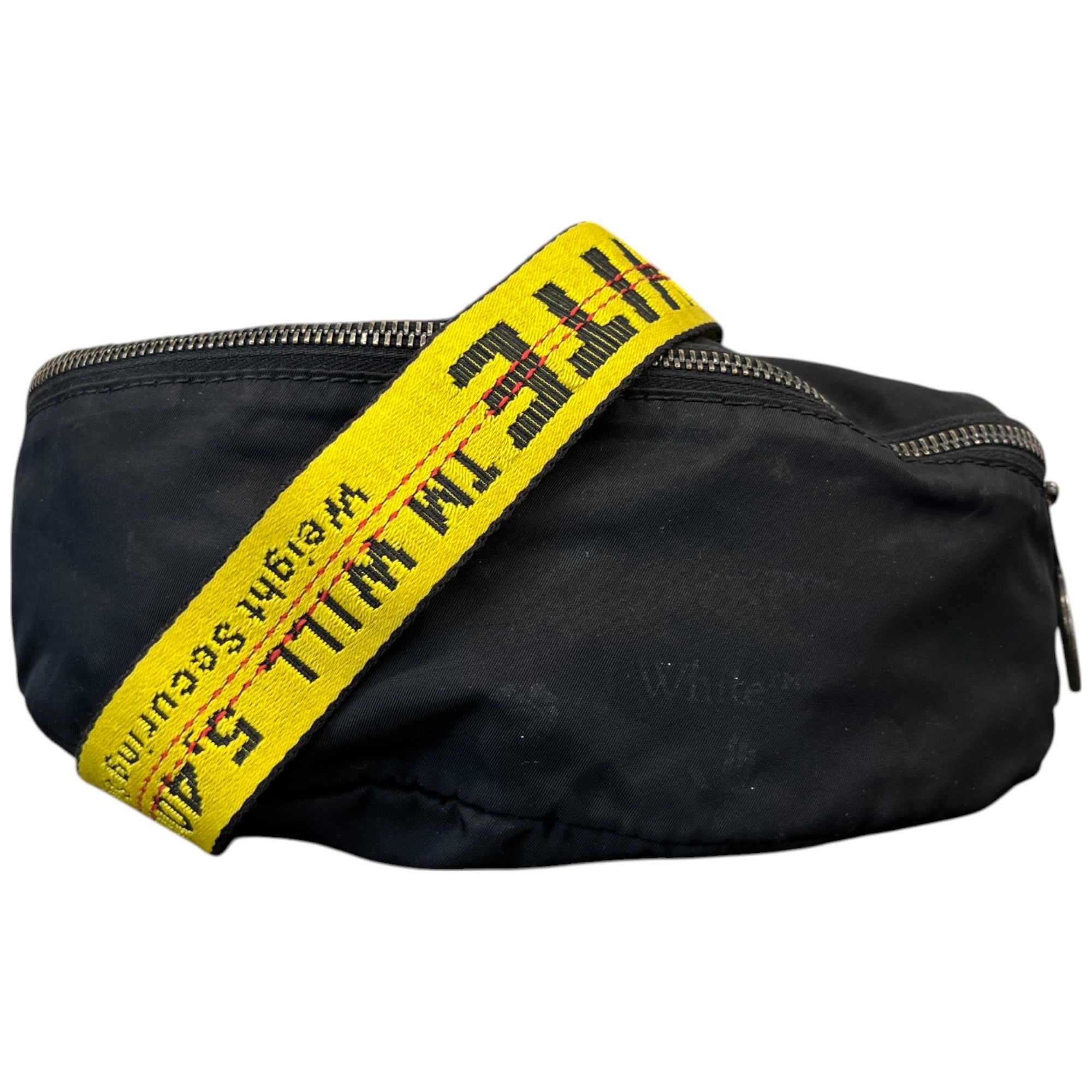 Men's Logo Strap Belt Bag Black