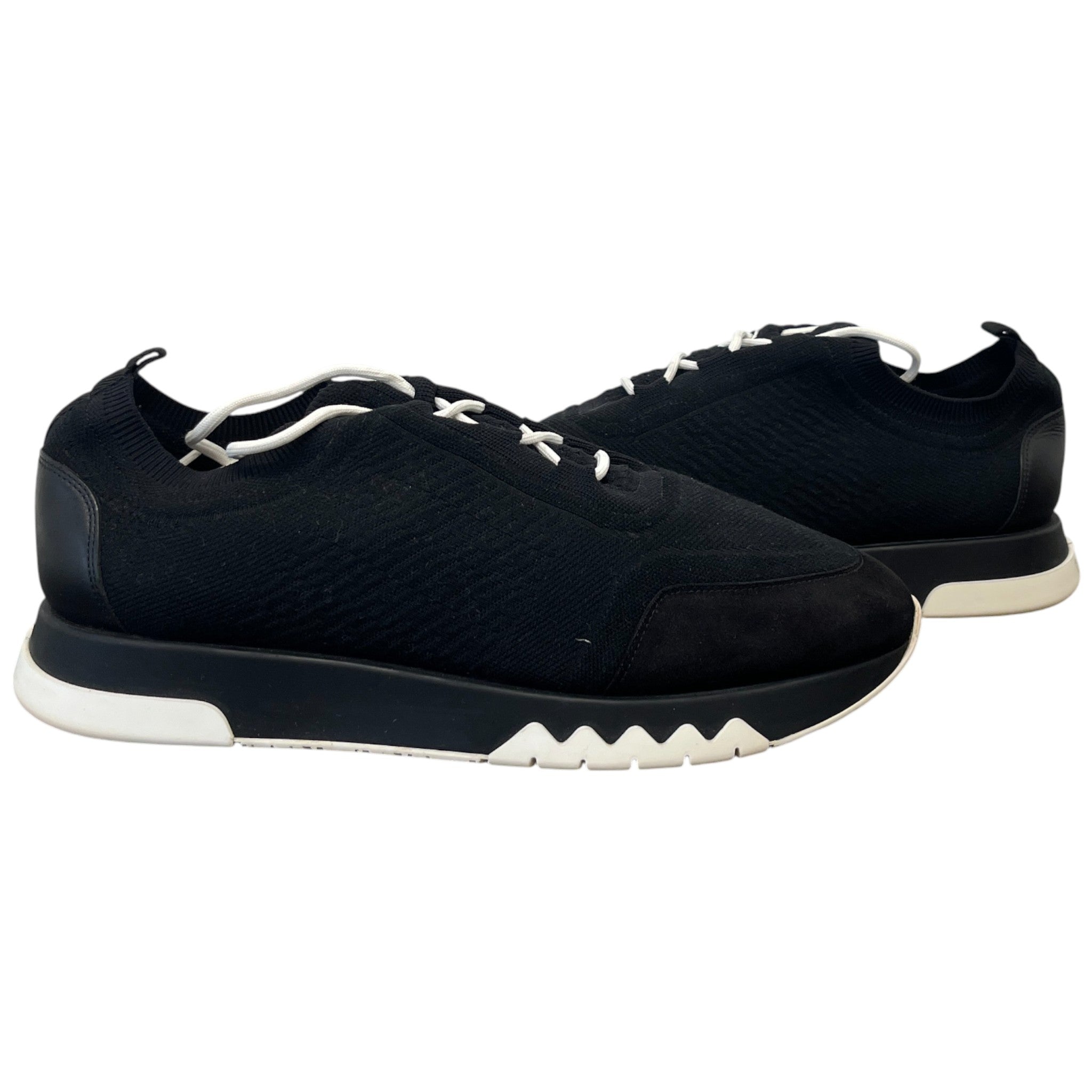 Men's Knit Addict Low Trainers Black Size EU 44 / UK 10