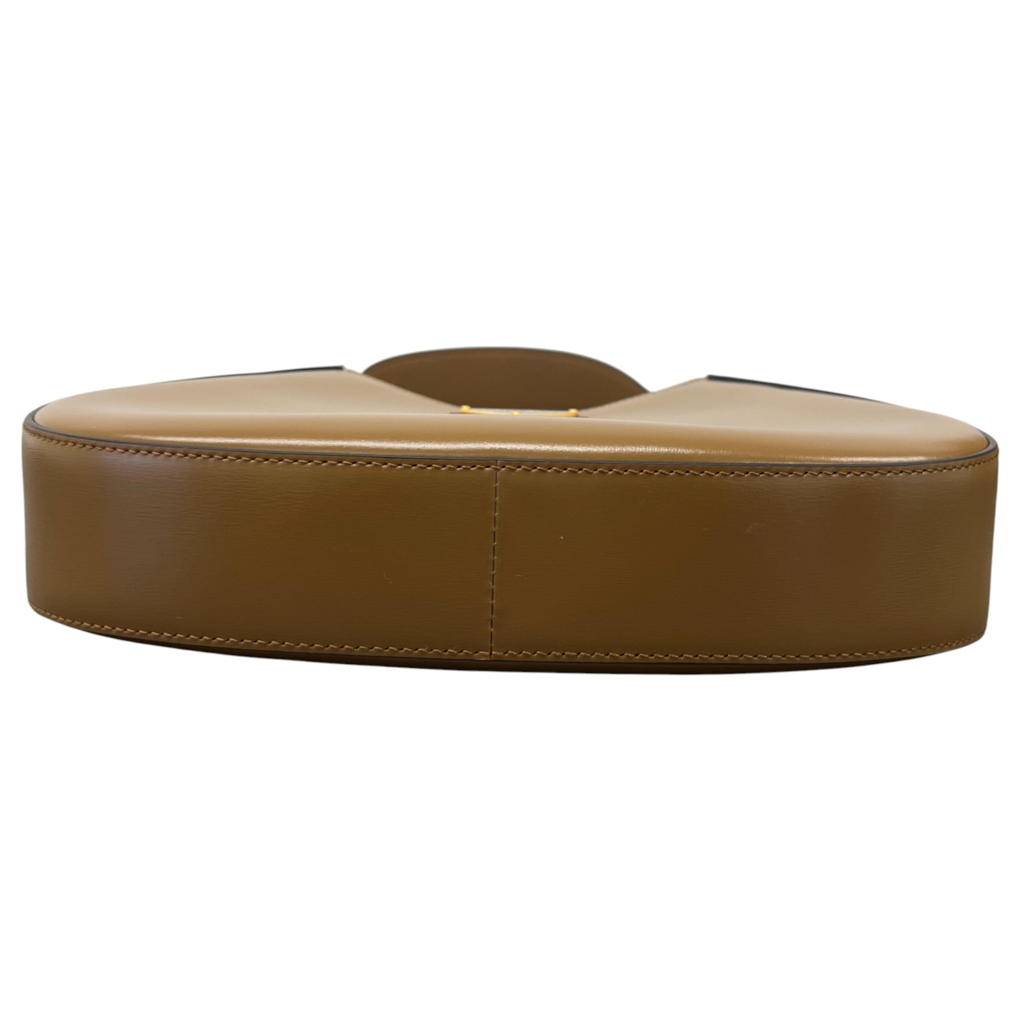 Women's Triangle Logo Shoulder Bag Brown