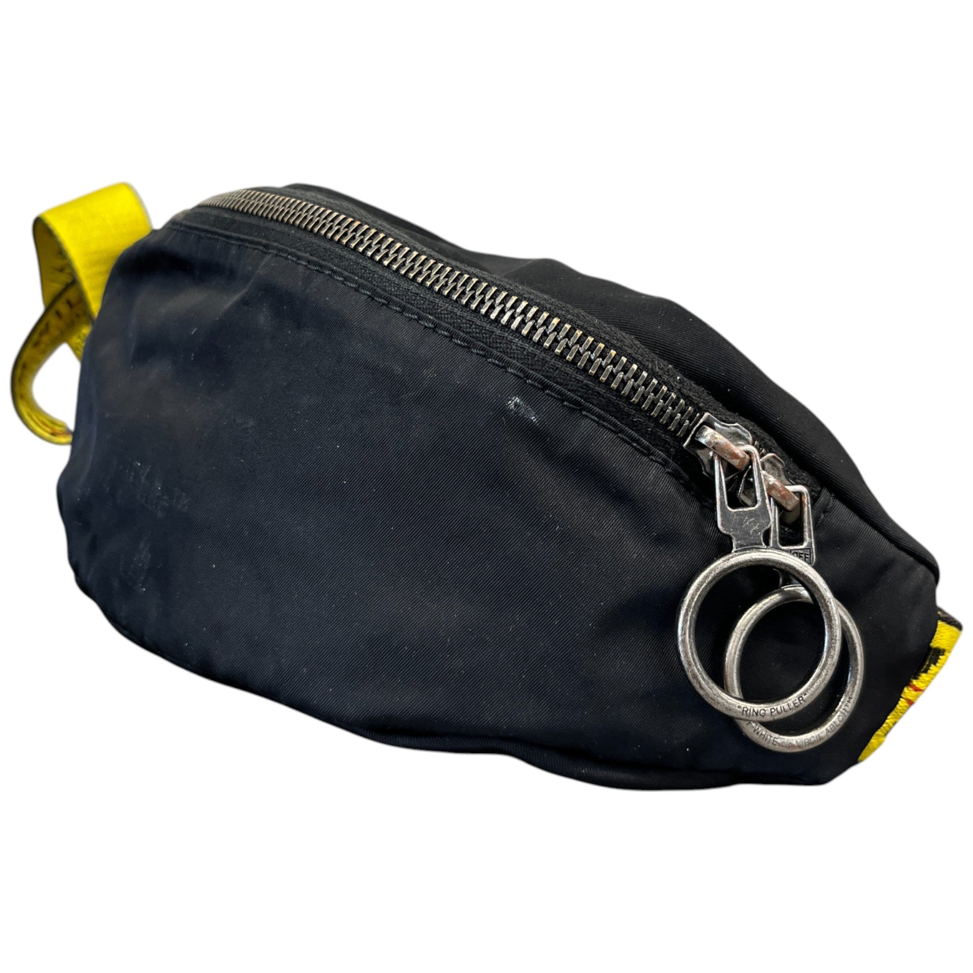 Men's Logo Strap Belt Bag Black