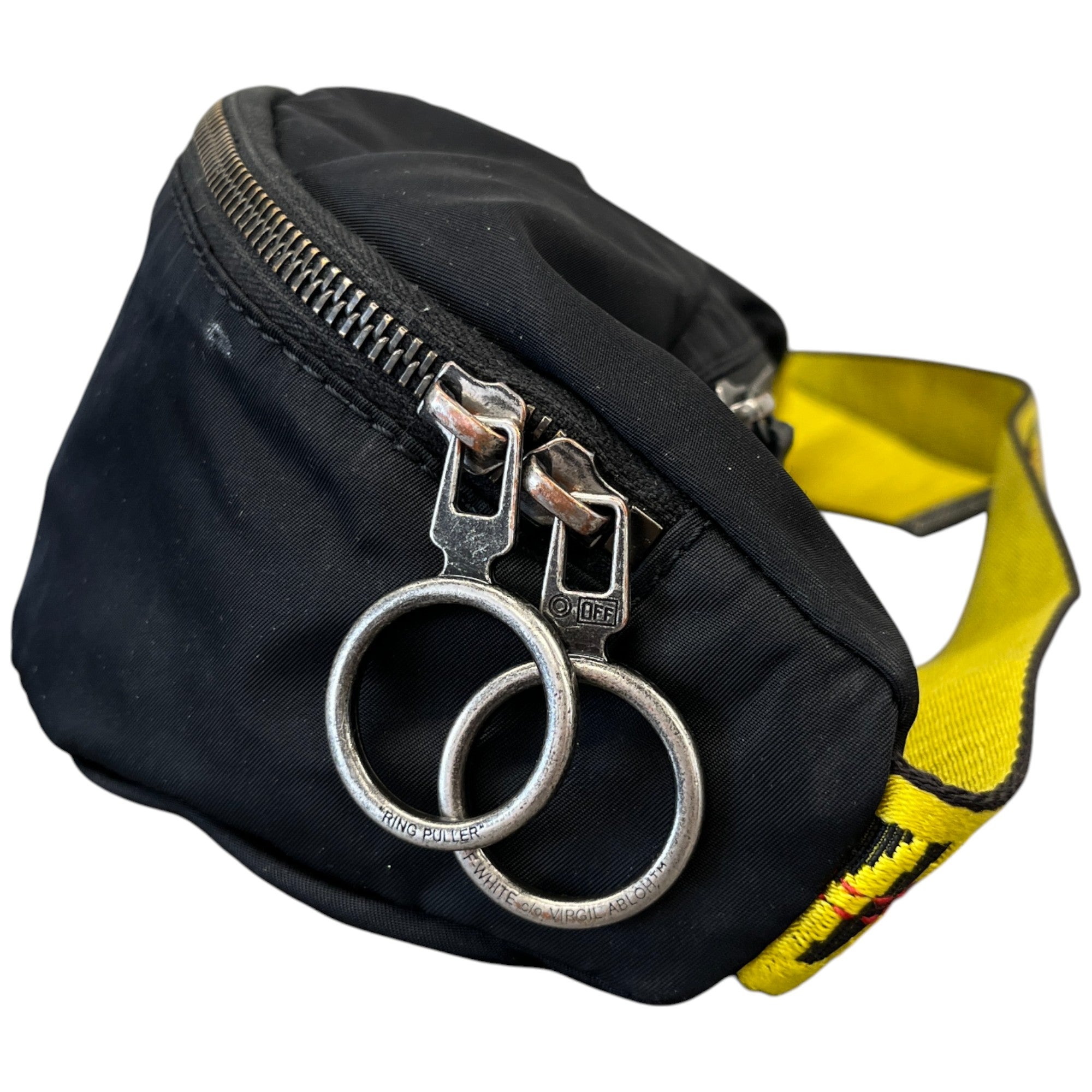 Men's Logo Strap Belt Bag Black