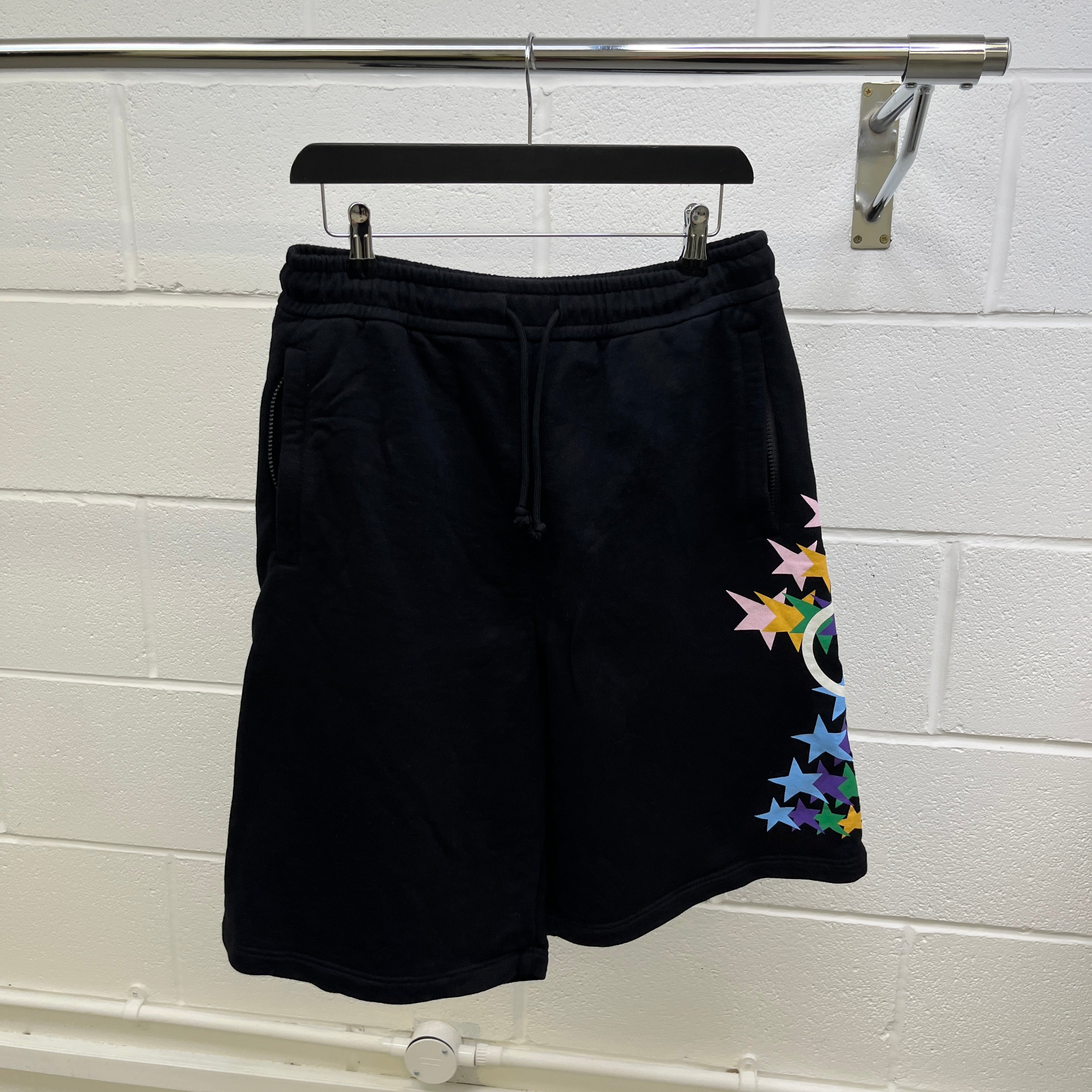 Men's Interlocking G Star Flash Shorts Black Size M