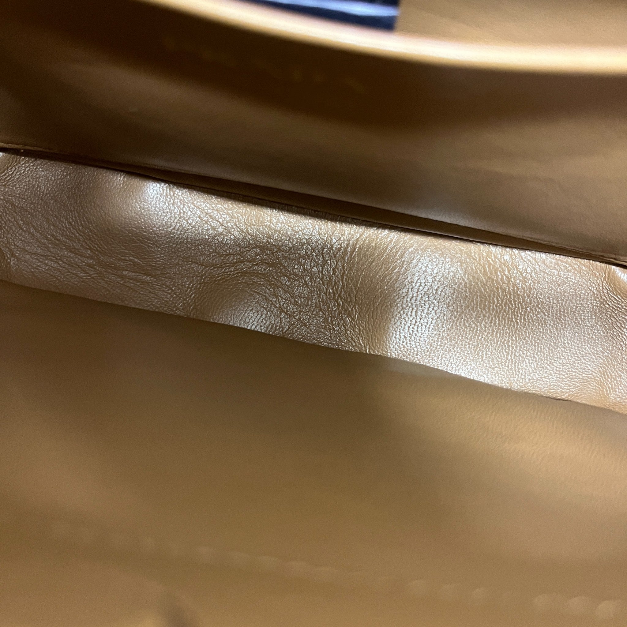 Women's Triangle Logo Shoulder Handbag Brown