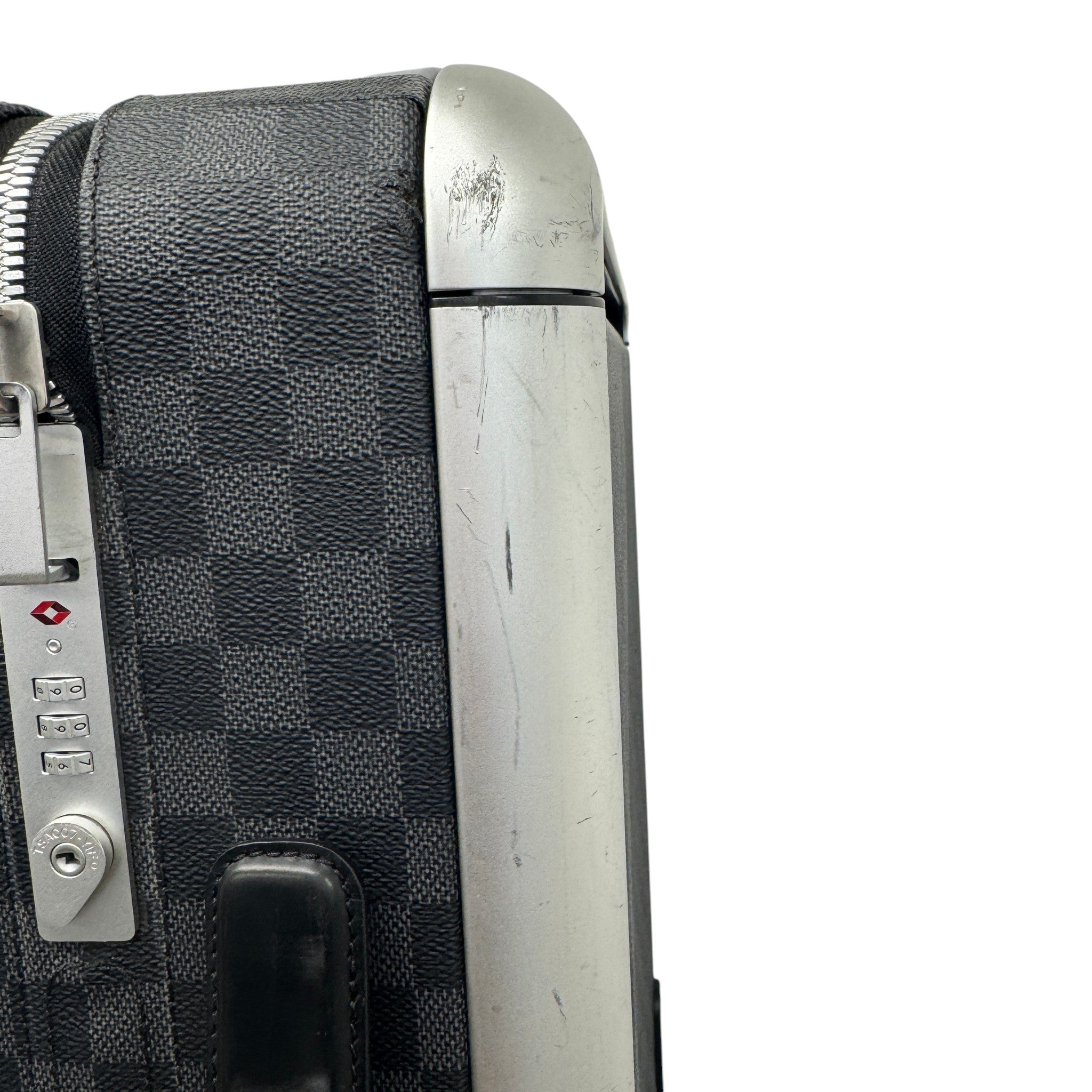 Men's Damier Graphite Horizon 55 Suitcase Black