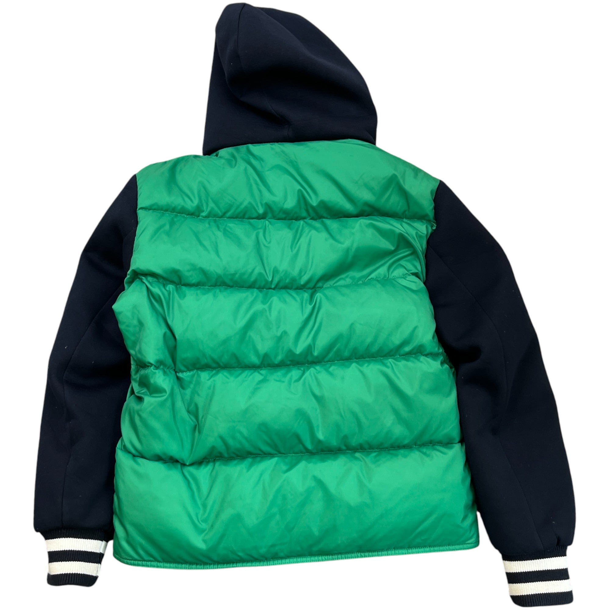 Men's Plaque Logo Down Jacket Green Size IT 46 / S