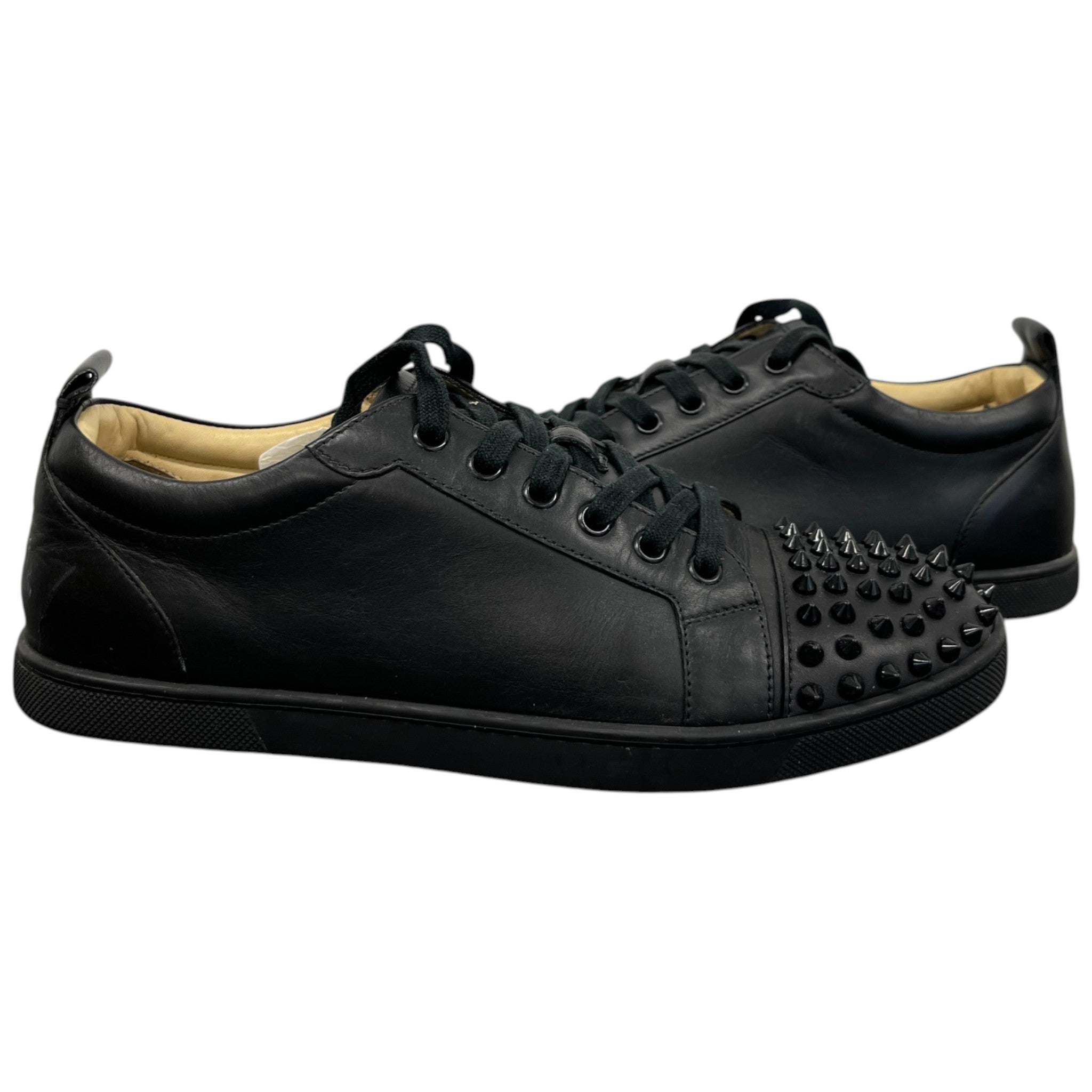 Men's Junior Spikes Low Trainers Black Size EU 40 / UK 6