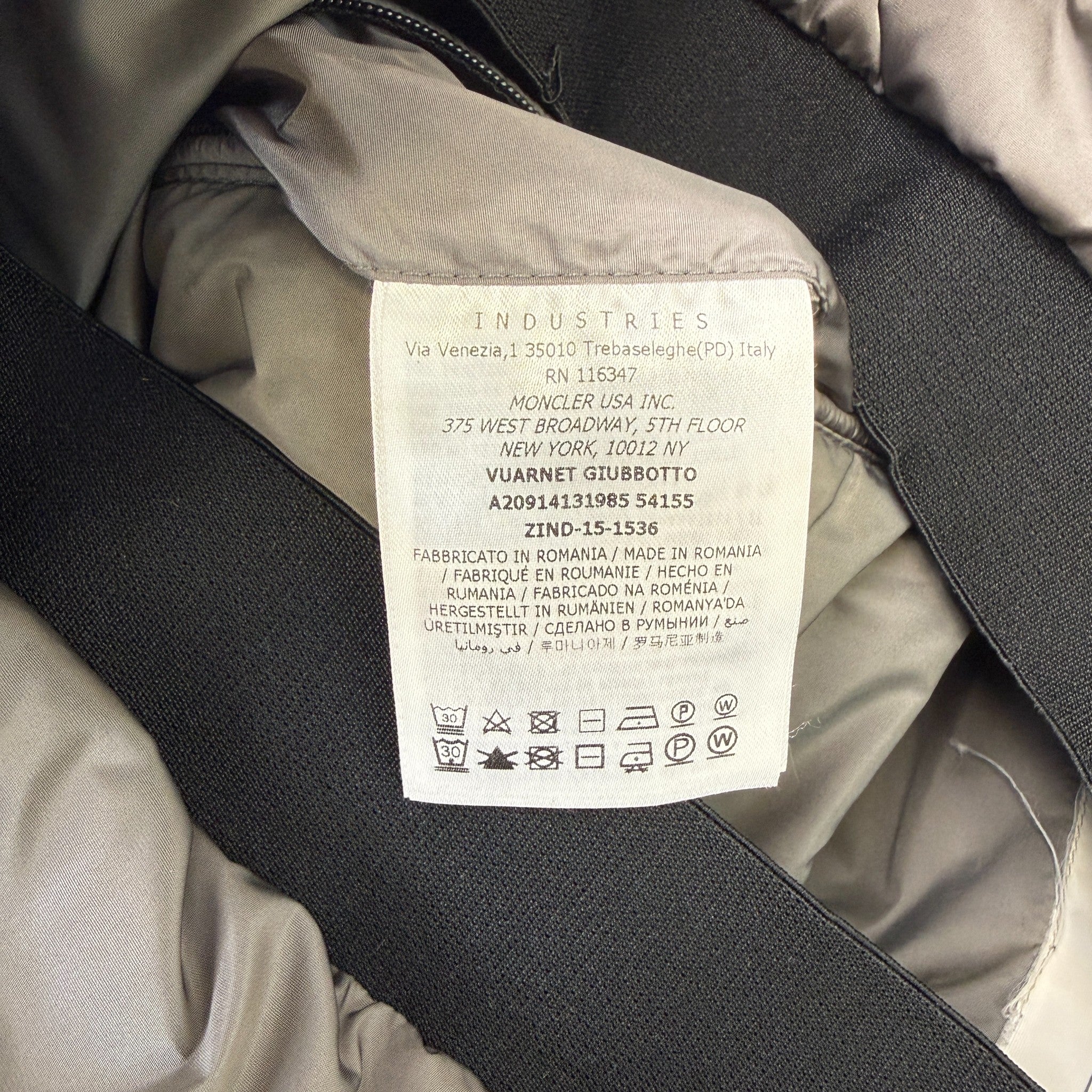 Men's Vuarnet Down Jacket Multi-Coloured Size 4 / XL