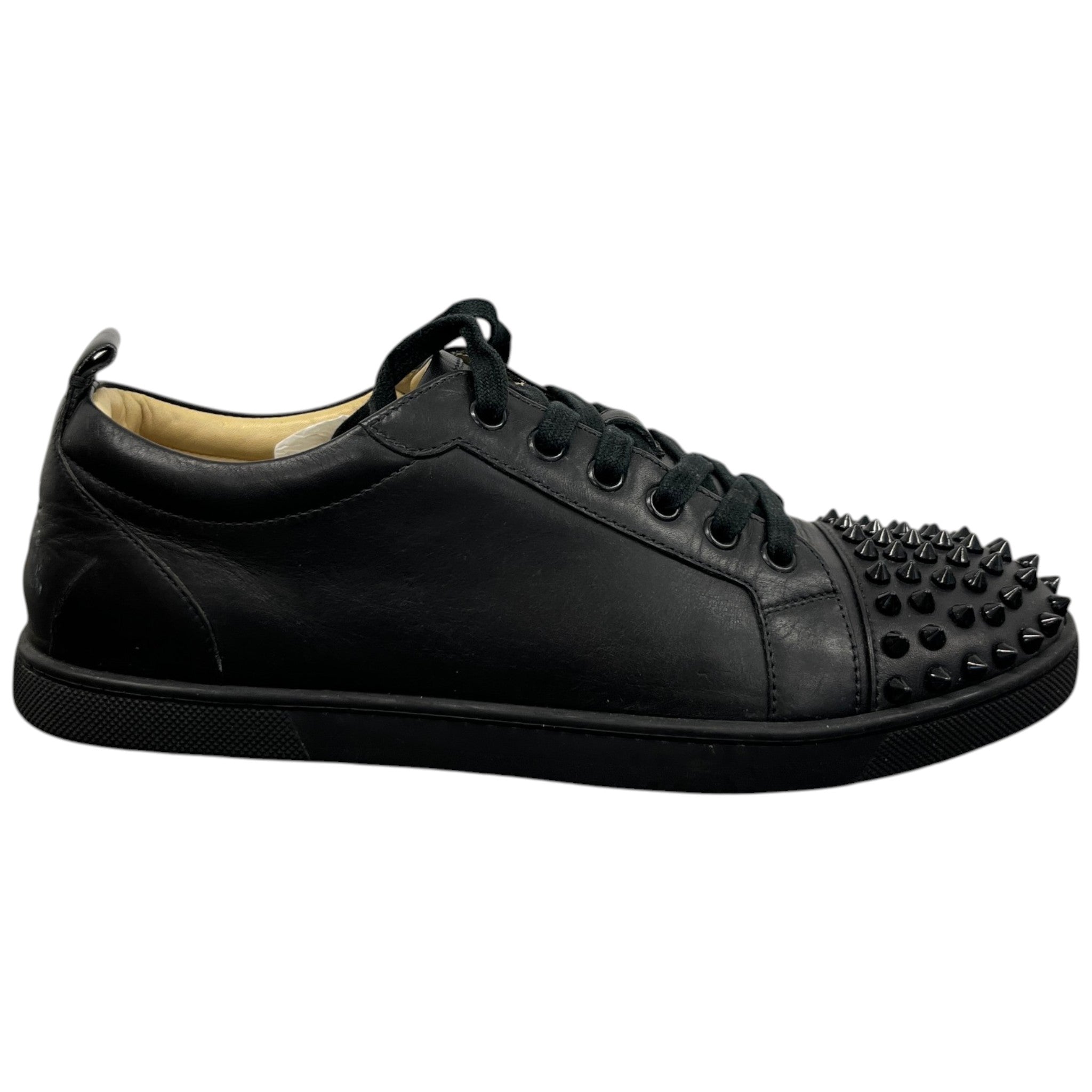 Men's Junior Spikes Low Trainers Black Size EU 40 / UK 6