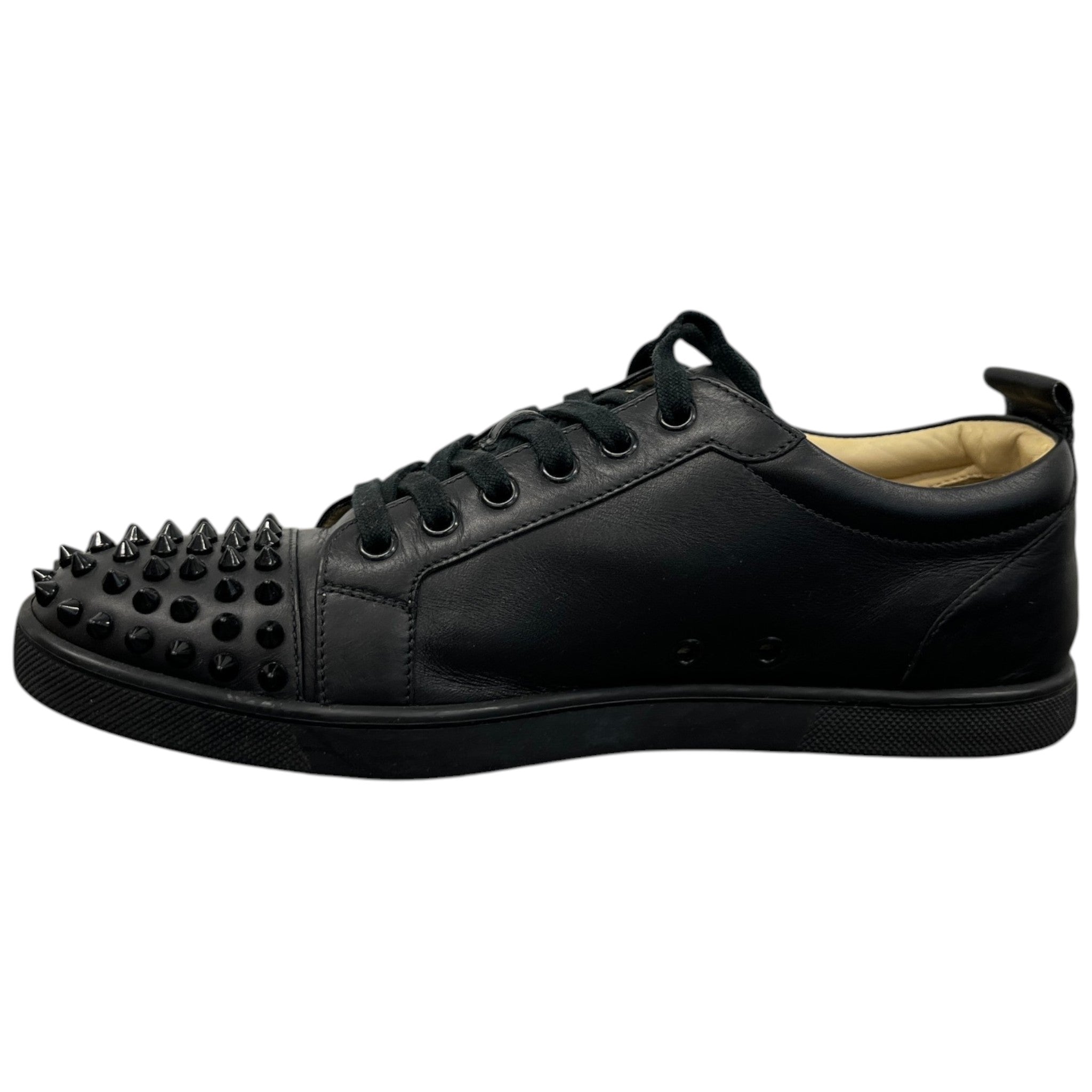 Men's Junior Spikes Low Trainers Black Size EU 40 / UK 6