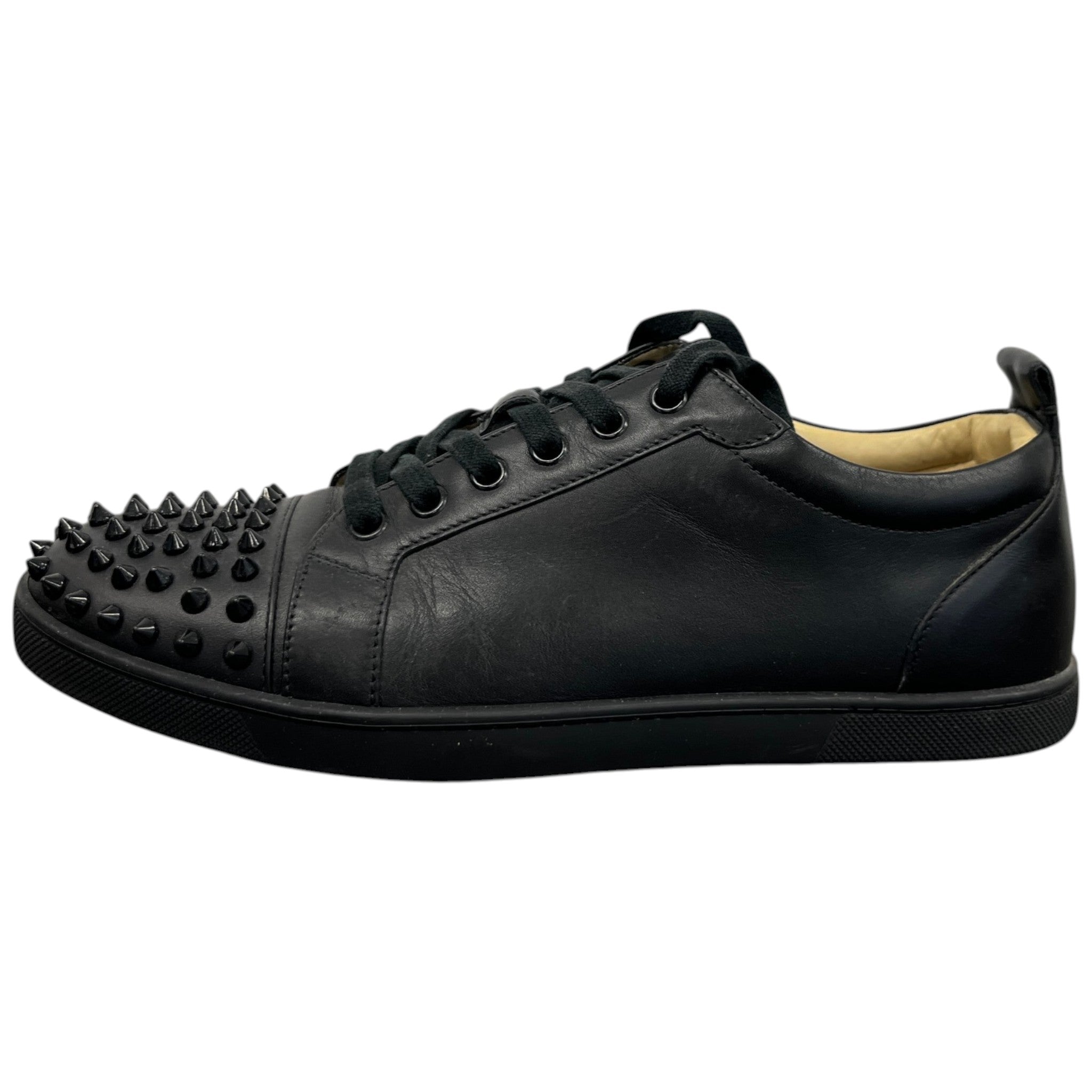 Men's Junior Spikes Low Trainers Black Size EU 40 / UK 6
