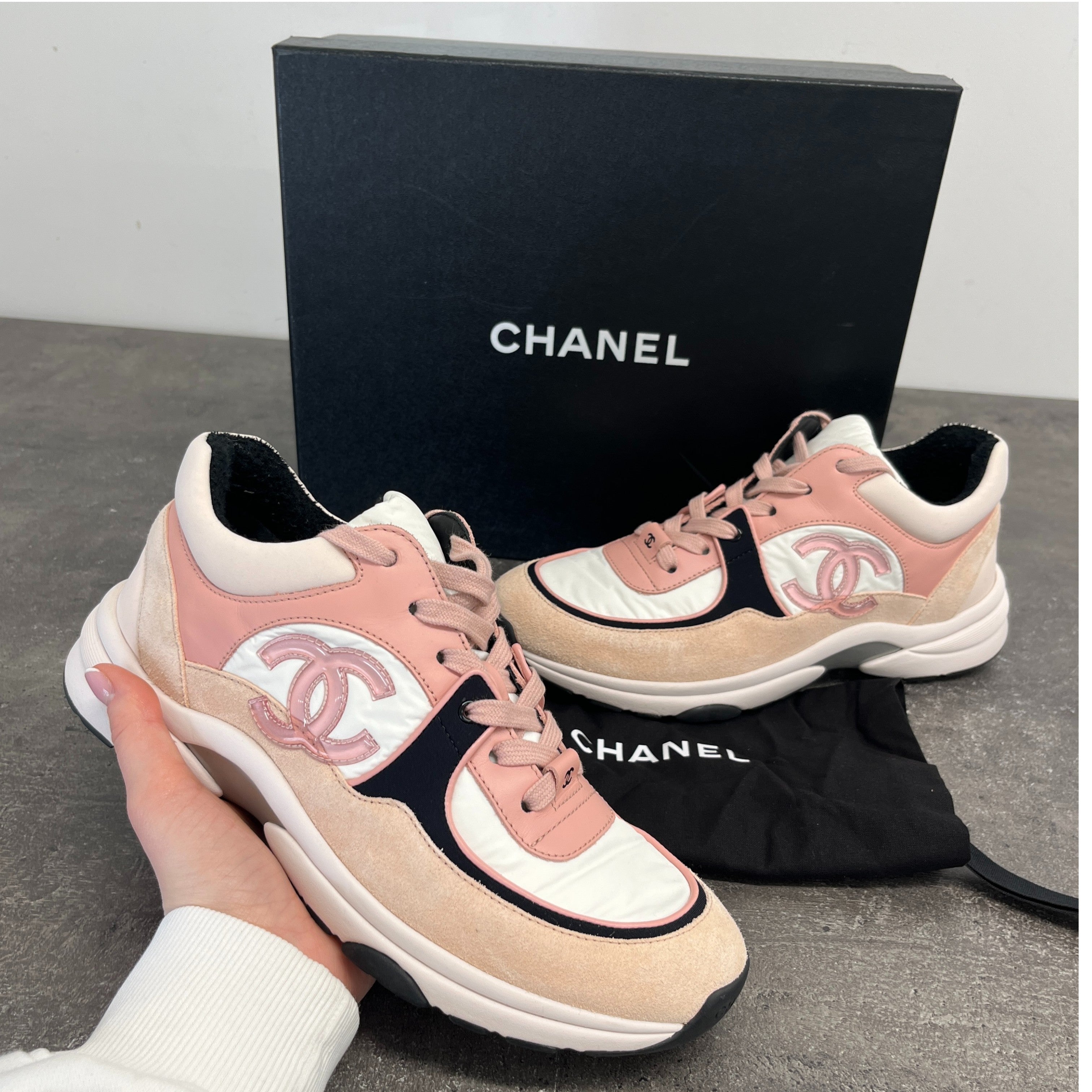 Women's Cc Runners Low Trainers Pink Size EU 38 / UK 5