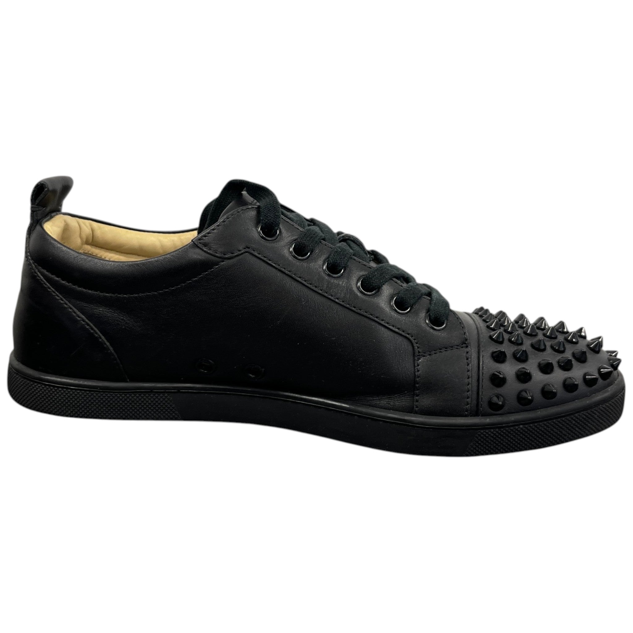 Men's Junior Spikes Low Trainers Black Size EU 40 / UK 6