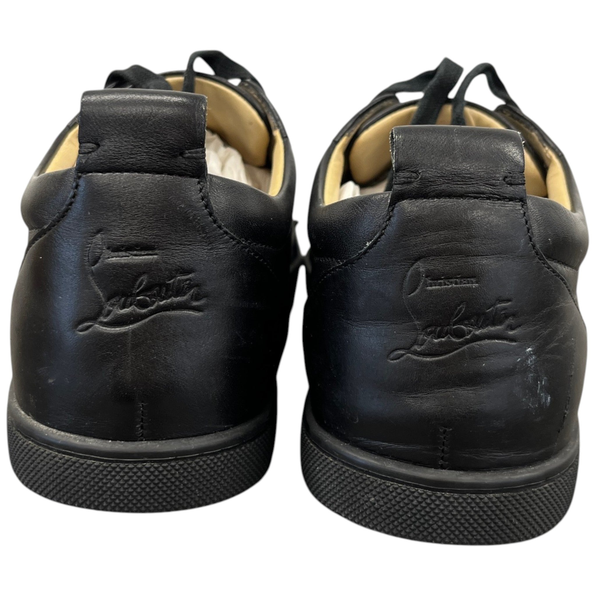 Men's Junior Spikes Low Trainers Black Size EU 40 / UK 6