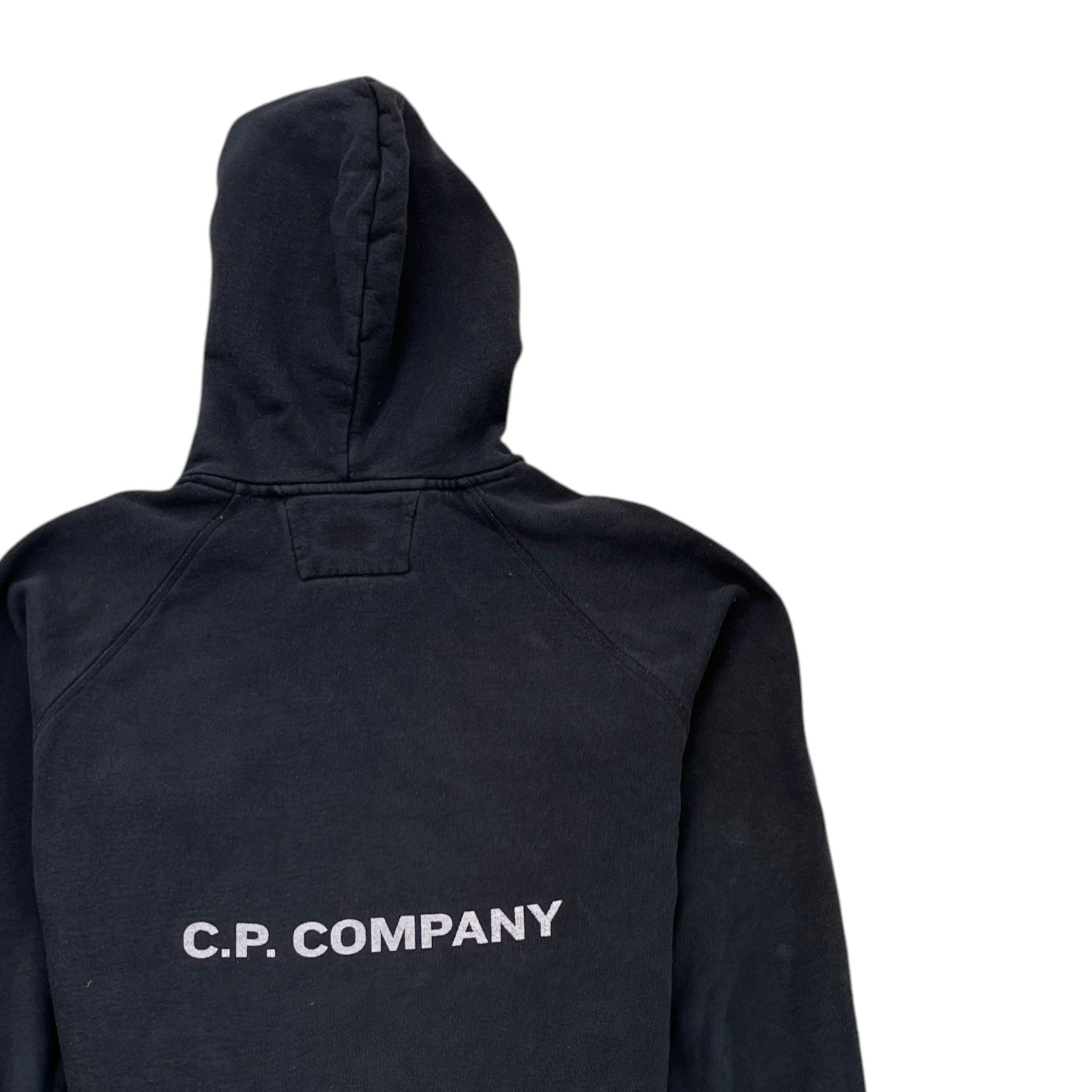 Men's Logo Print Hoodie Black Size L