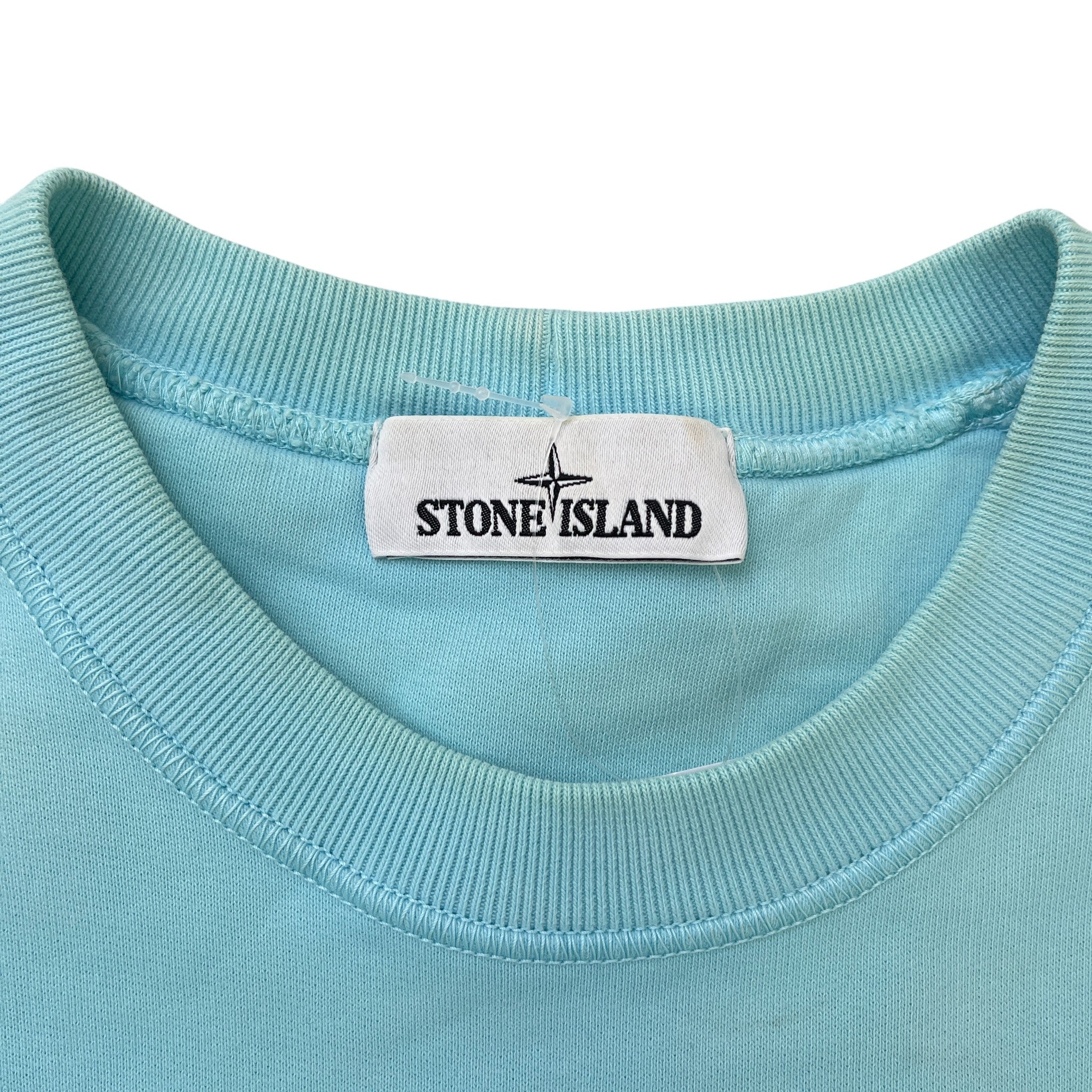 Men's Applique Logo Sweatshirt Blue Size S