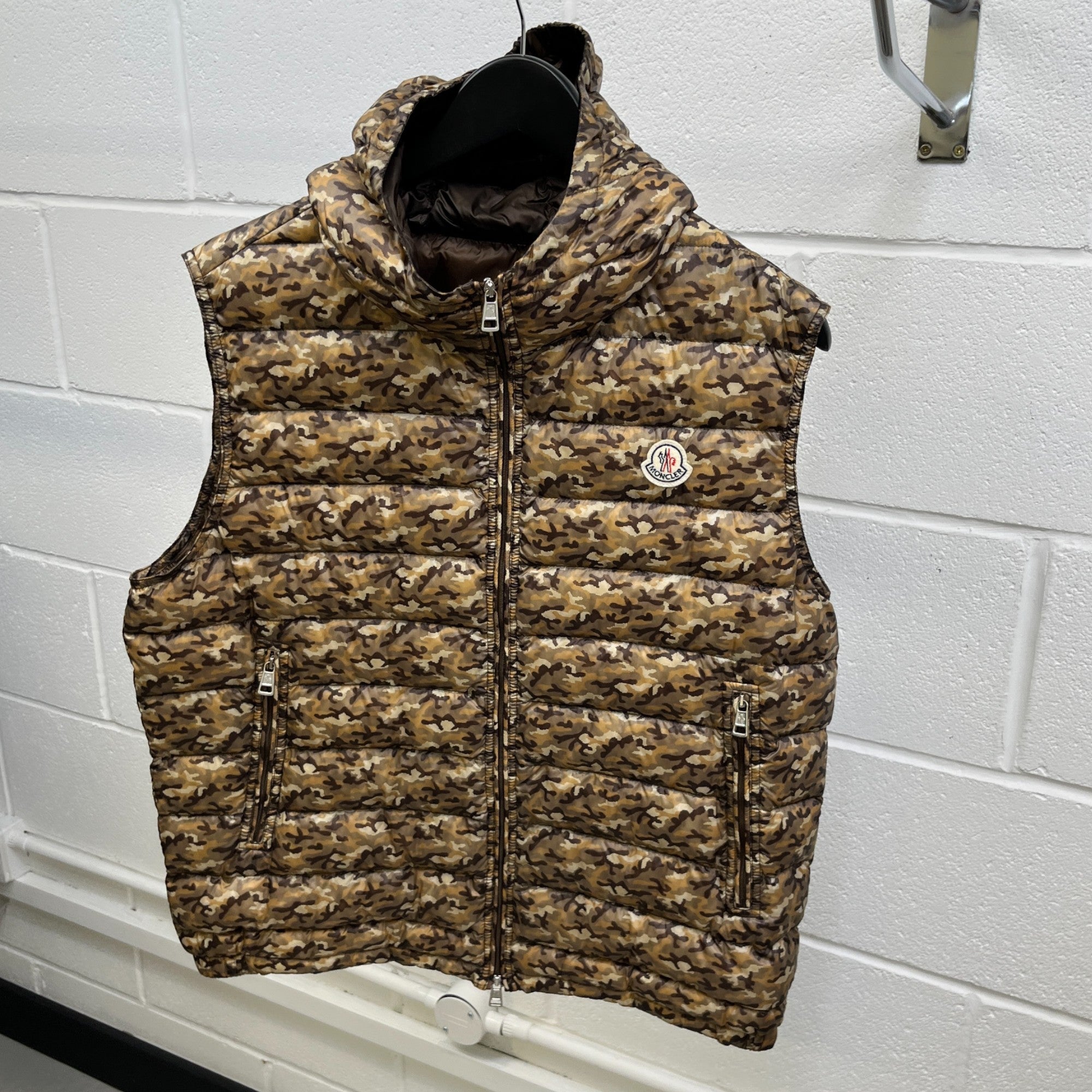 Men's Patrick Camouflage Hooded Gilet Multi-Coloured Size 5 / XXL