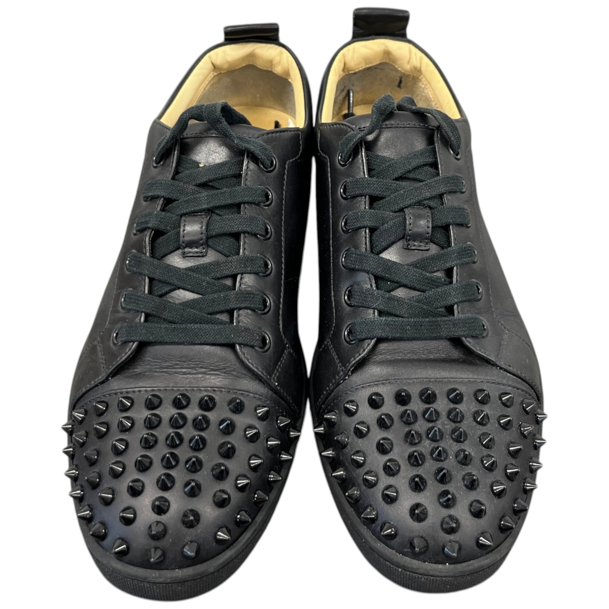 Men's Junior Spikes Low Trainers Black Size EU 40 / UK 6