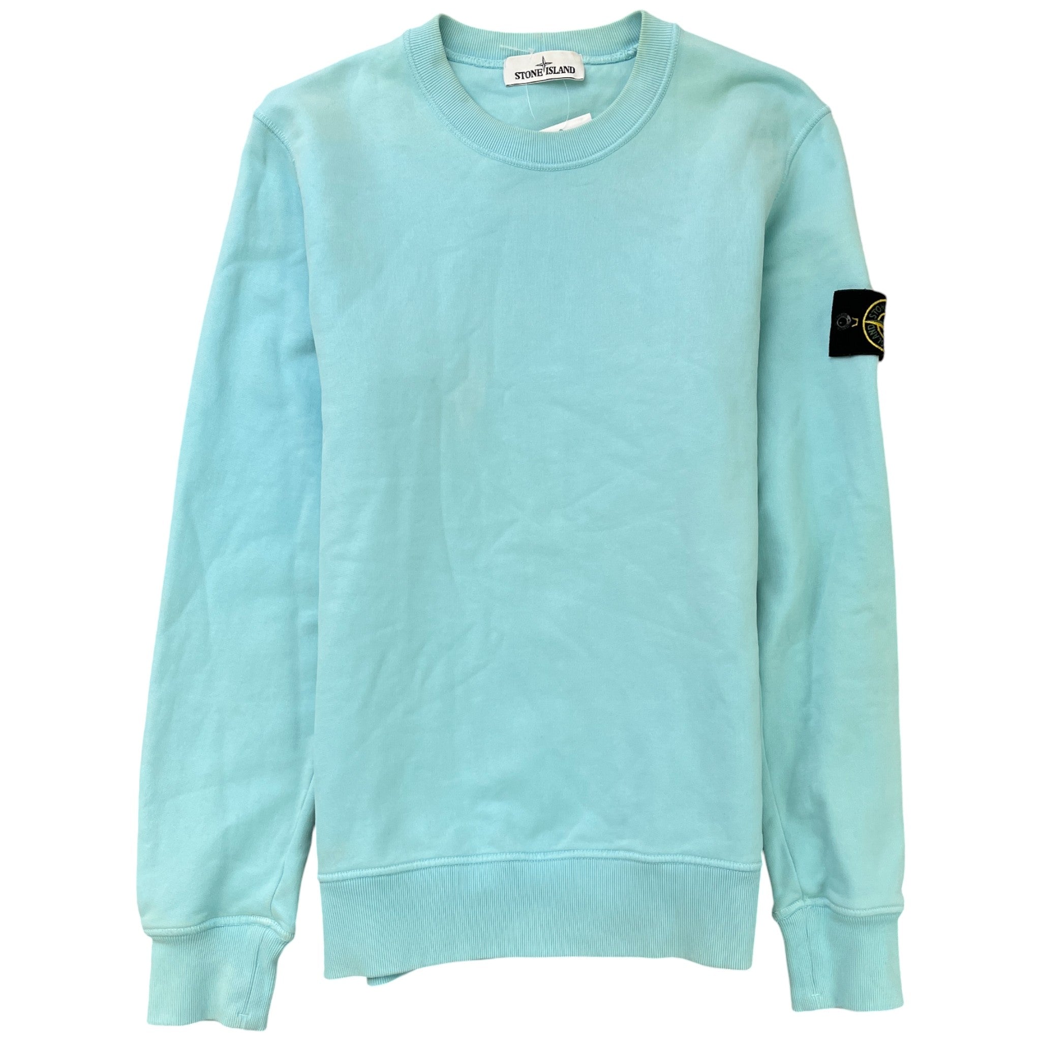 Men's Applique Logo Sweatshirt Blue Size S