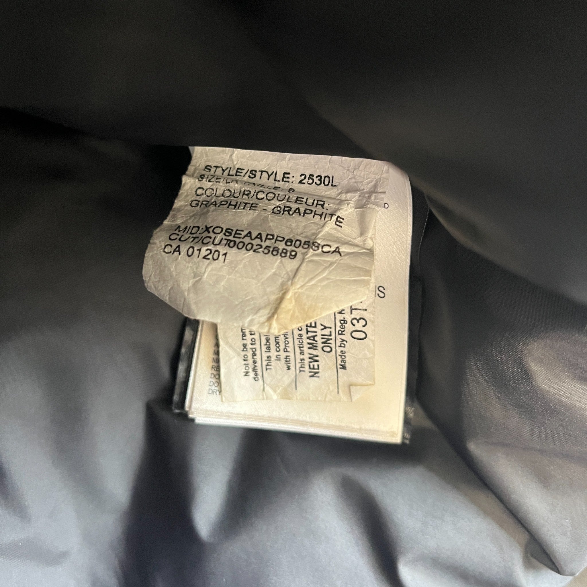 Women's Montebello Parka Down Jacket Grey Size S