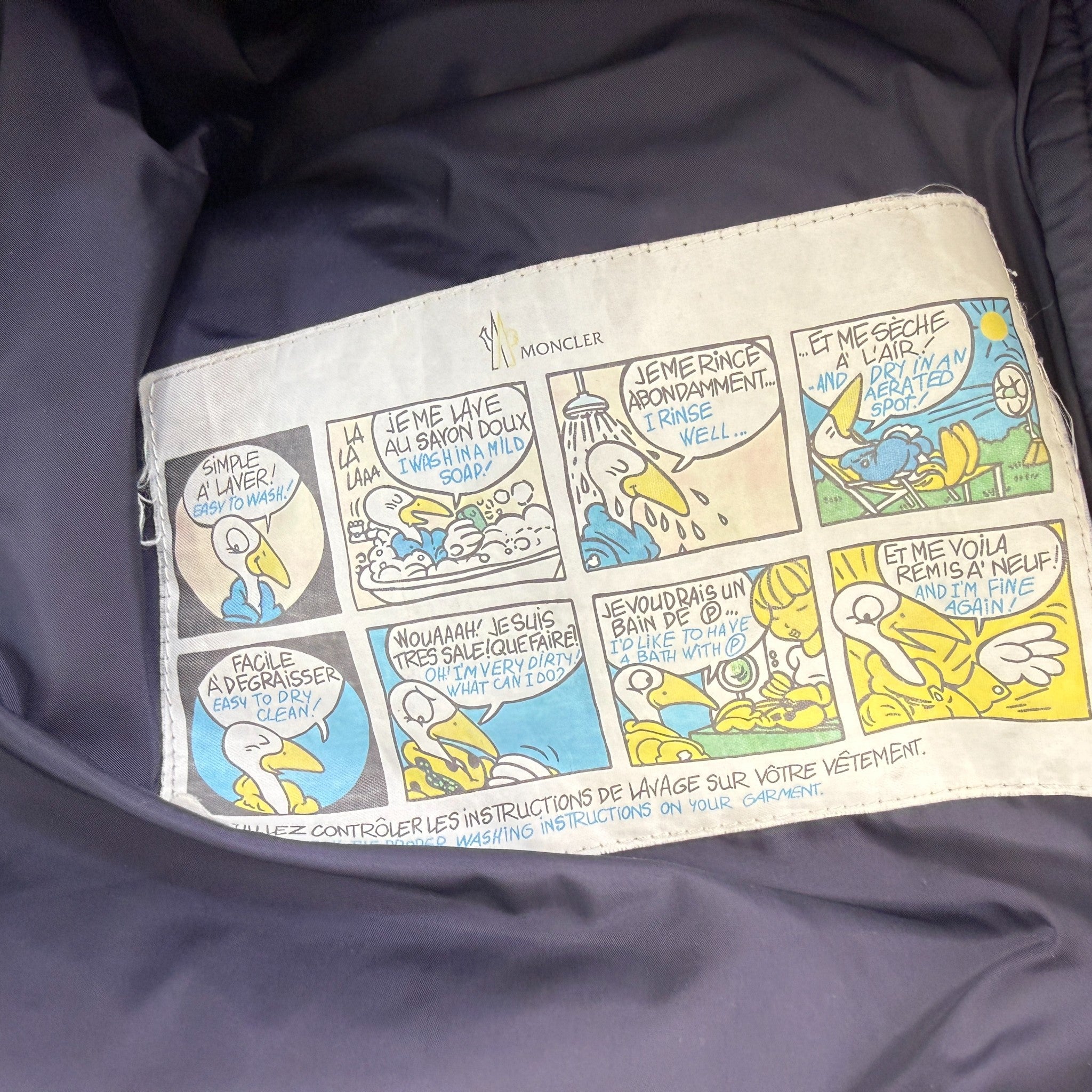 Men's Cluny Down Jacket Navy Size 4 / XL