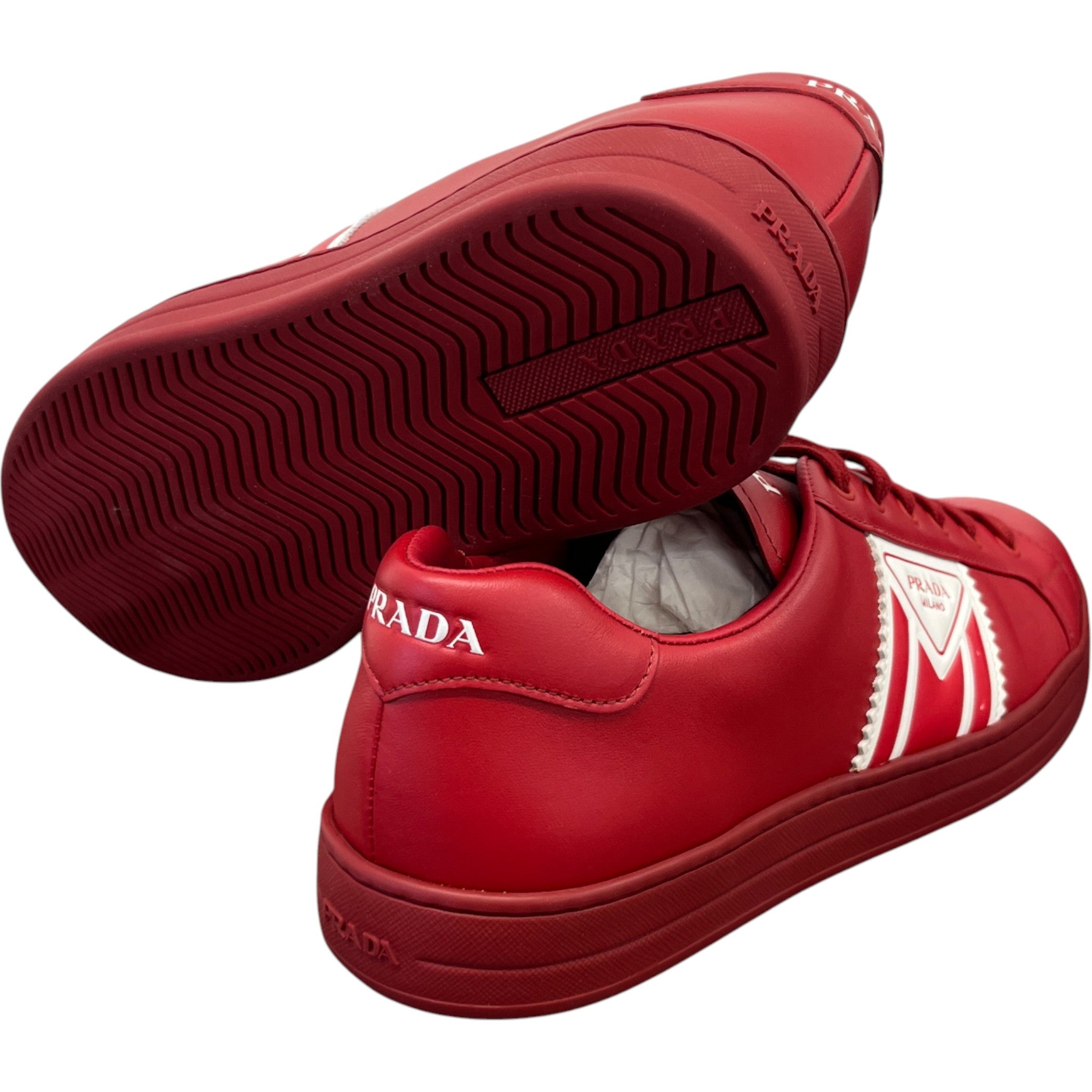 Men's Downtown Low Trainers Red Size EU 42 / UK 8