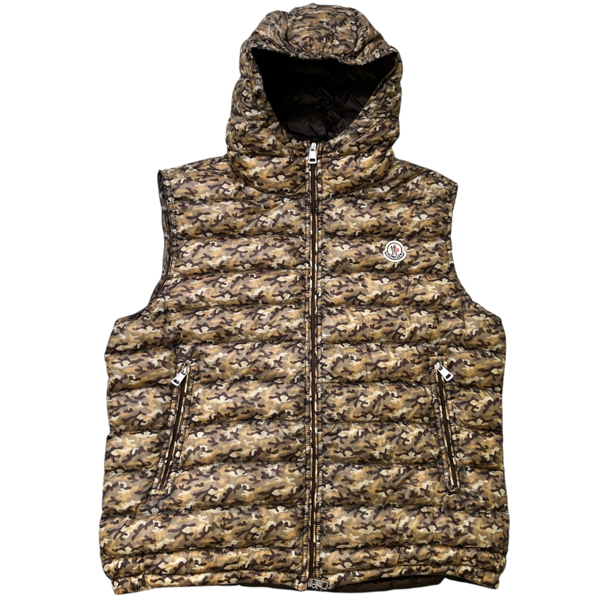 Men's Patrick Camouflage Hooded Gilet Multi-Coloured Size 5 / XXL