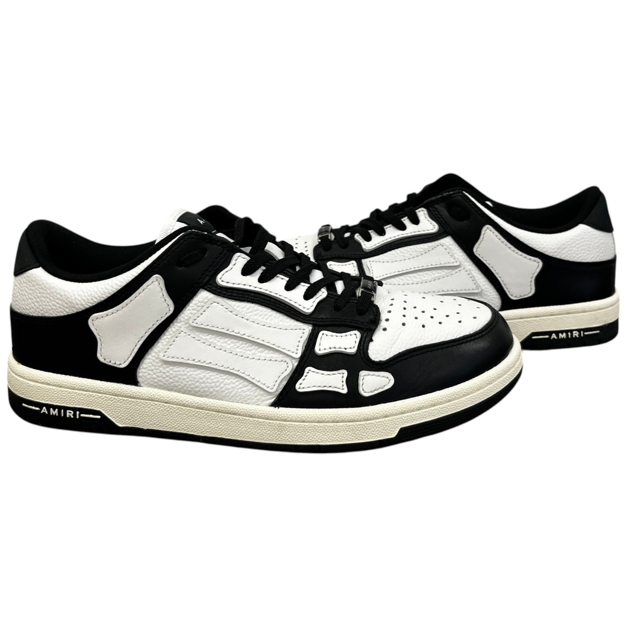 Men's Skeleton Low Trainers Black Size EU 43 / UK 9
