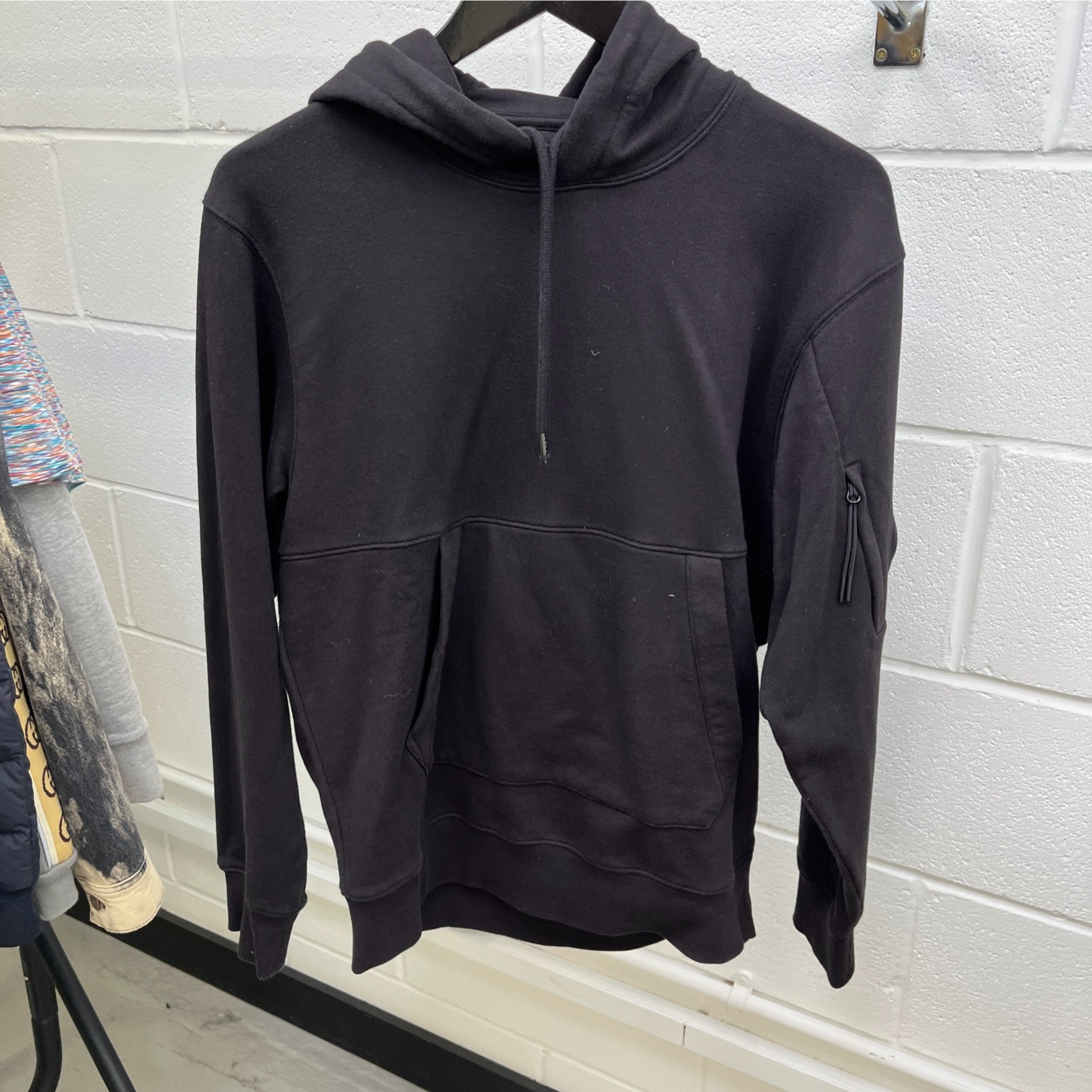 Men's Lens Hoodie Black Size S