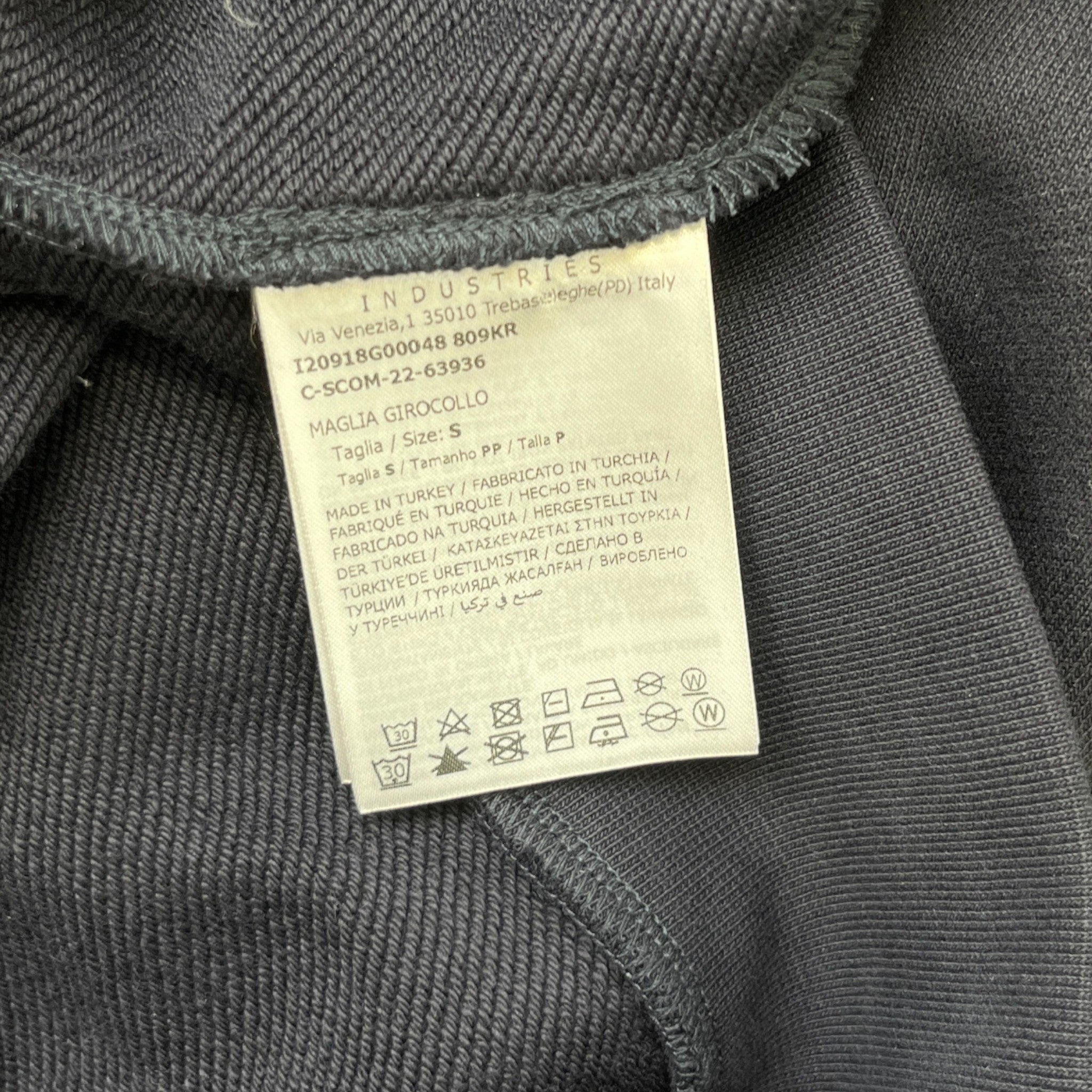 Men's Maglia Sweatshirt Navy Size S