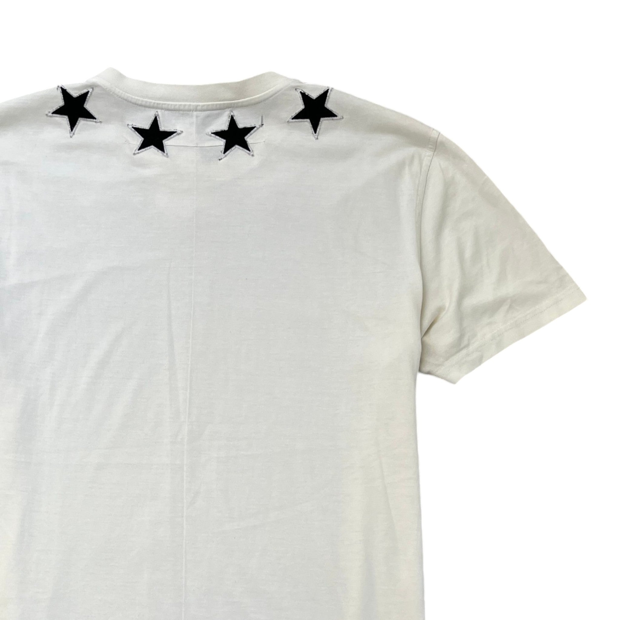Men's Star Patch T-Shirt White Size XL