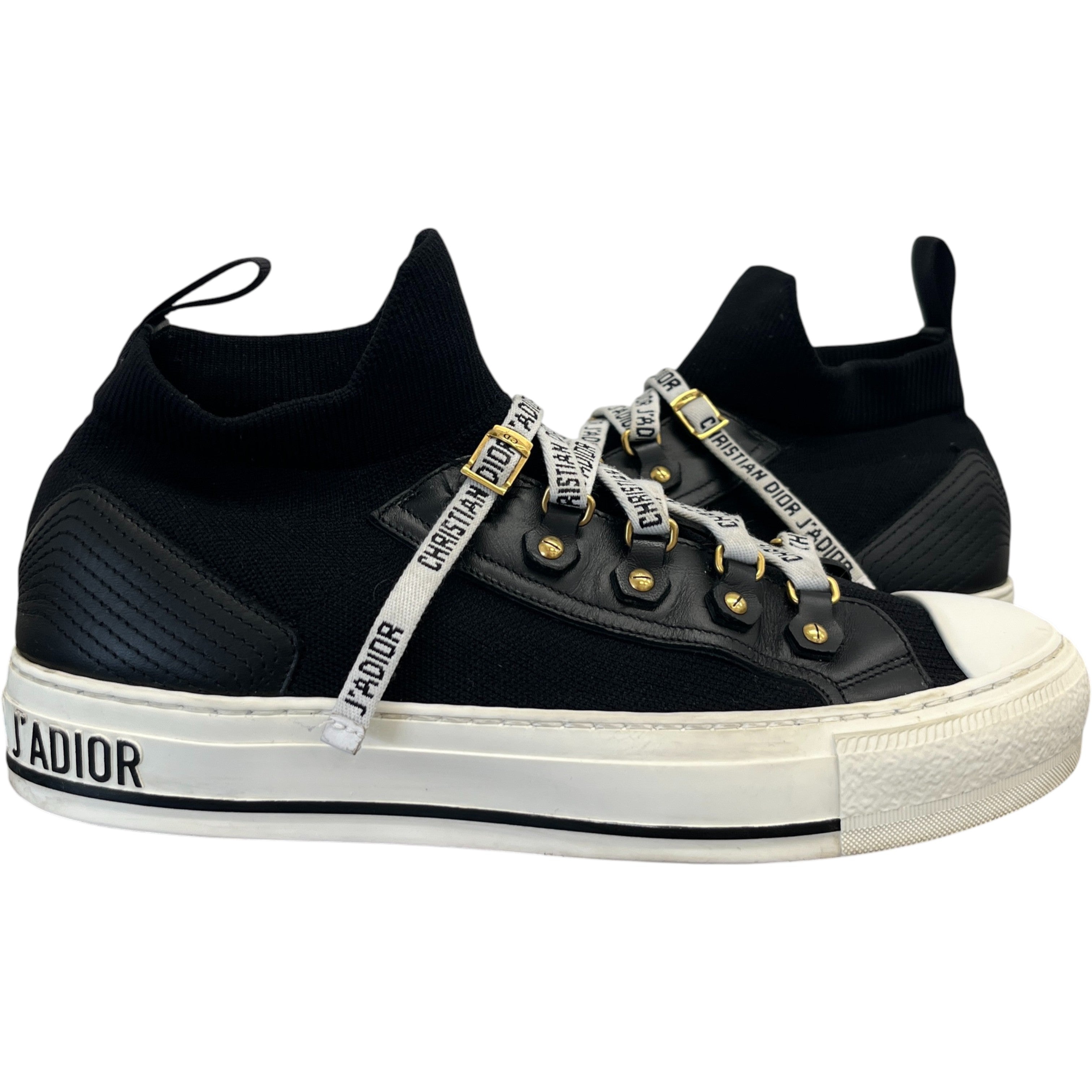 Women's Walk'N'Dior High Trainers Black Size EU 38 / UK 5