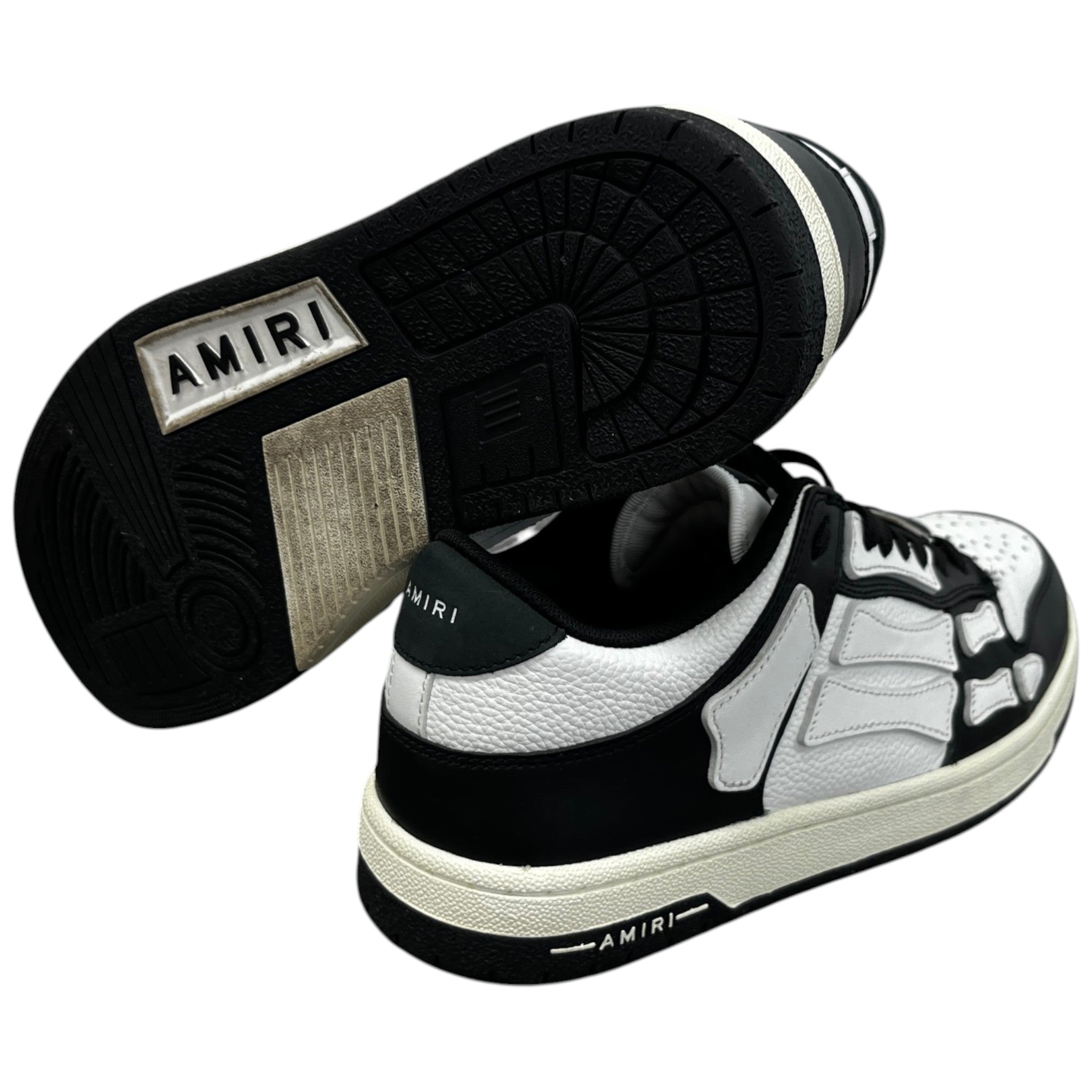 Men's Skeleton Low Trainers Black Size EU 43 / UK 9