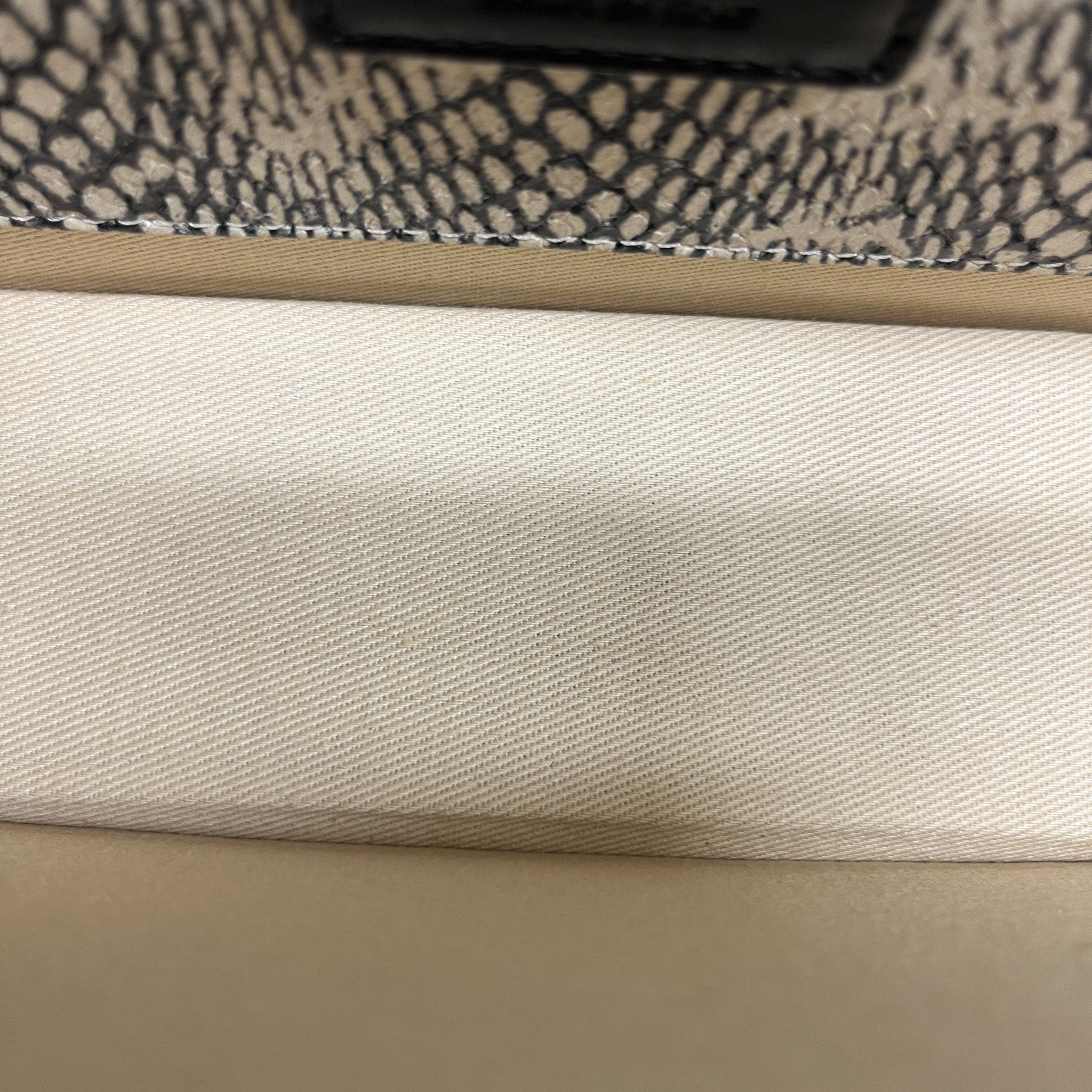 Women's The Large Bambino Snake Skin Effect Bag Beige