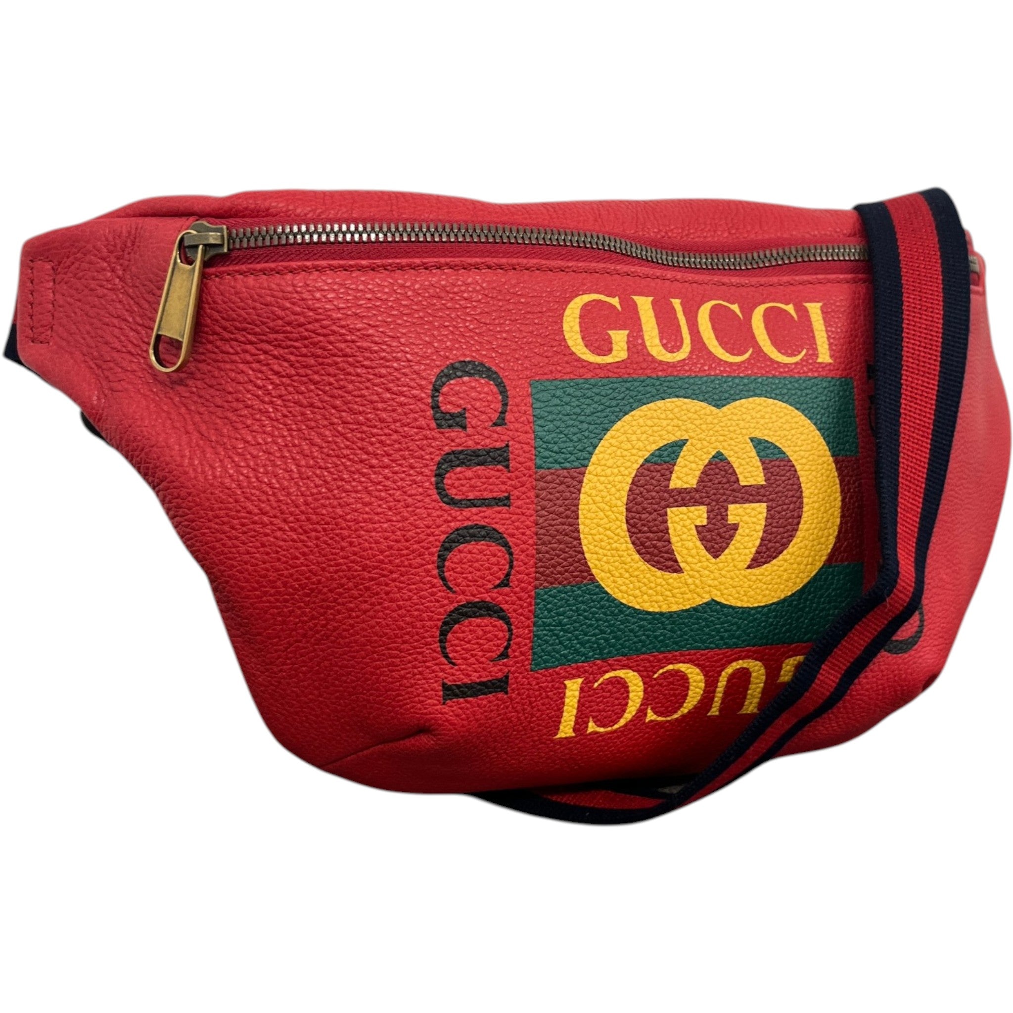 Women's Logo Print Belt Bag Red