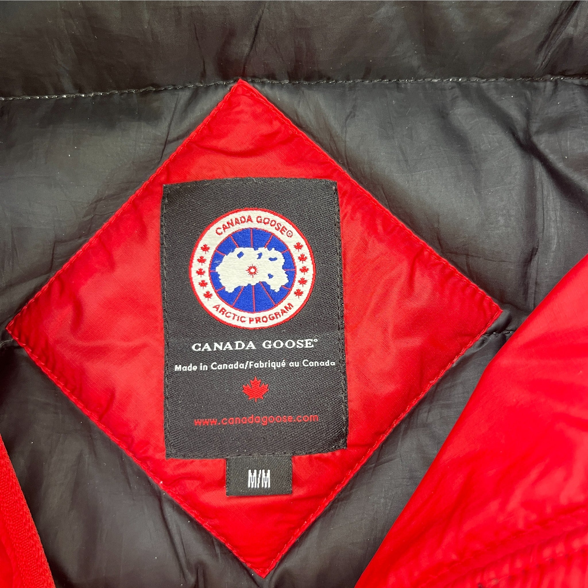 Men's Lodge Down Jacket Red Size M