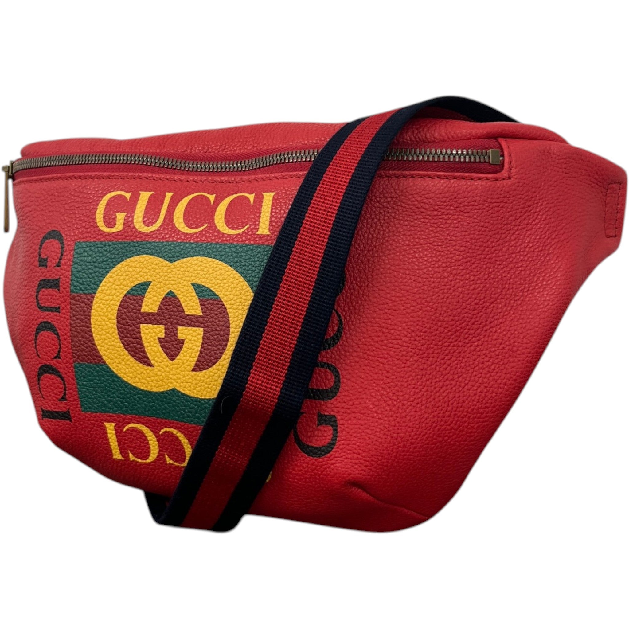 Women's Logo Print Belt Bag Red