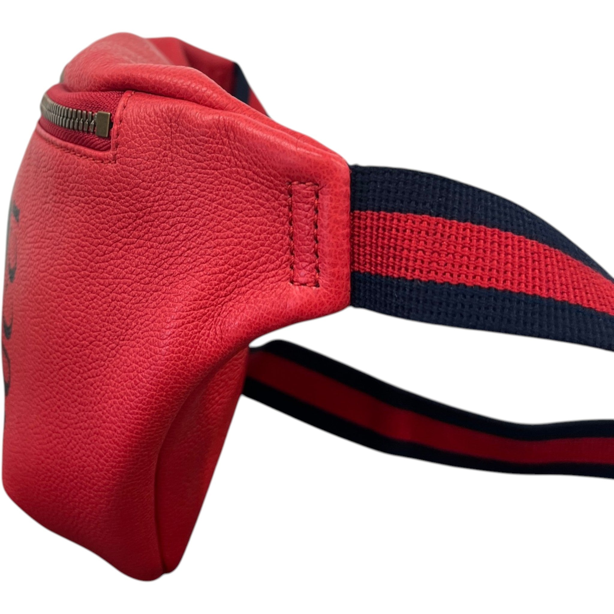 Women's Logo Print Belt Bag Red