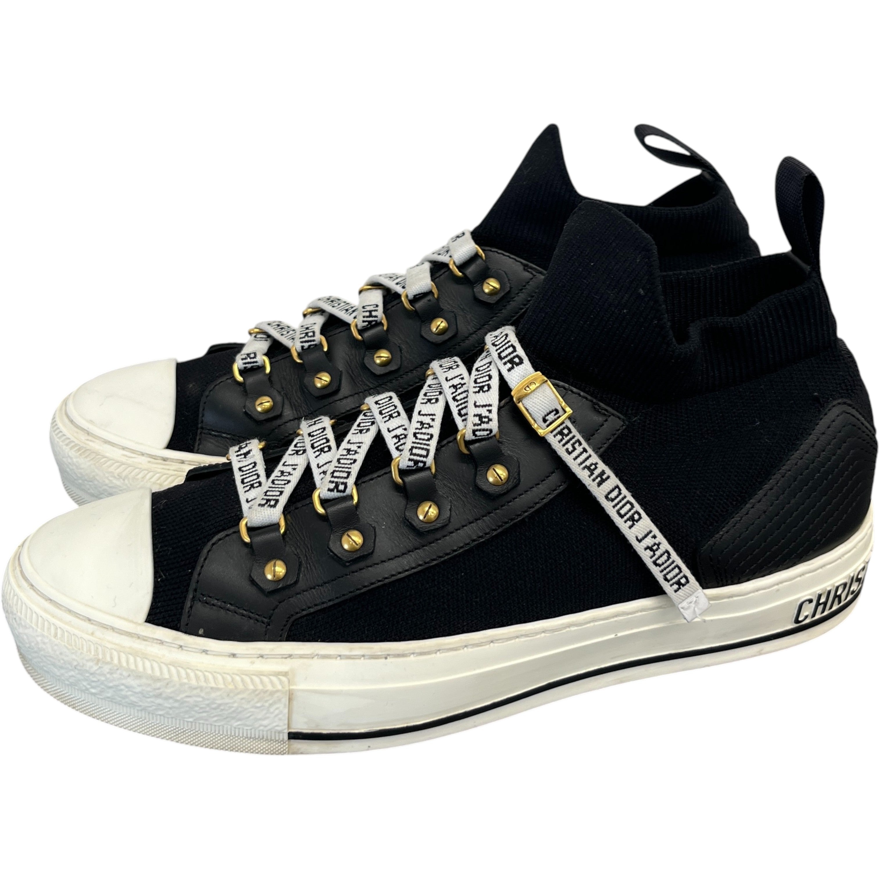 Women's Walk'N'Dior High Trainers Black Size EU 38 / UK 5