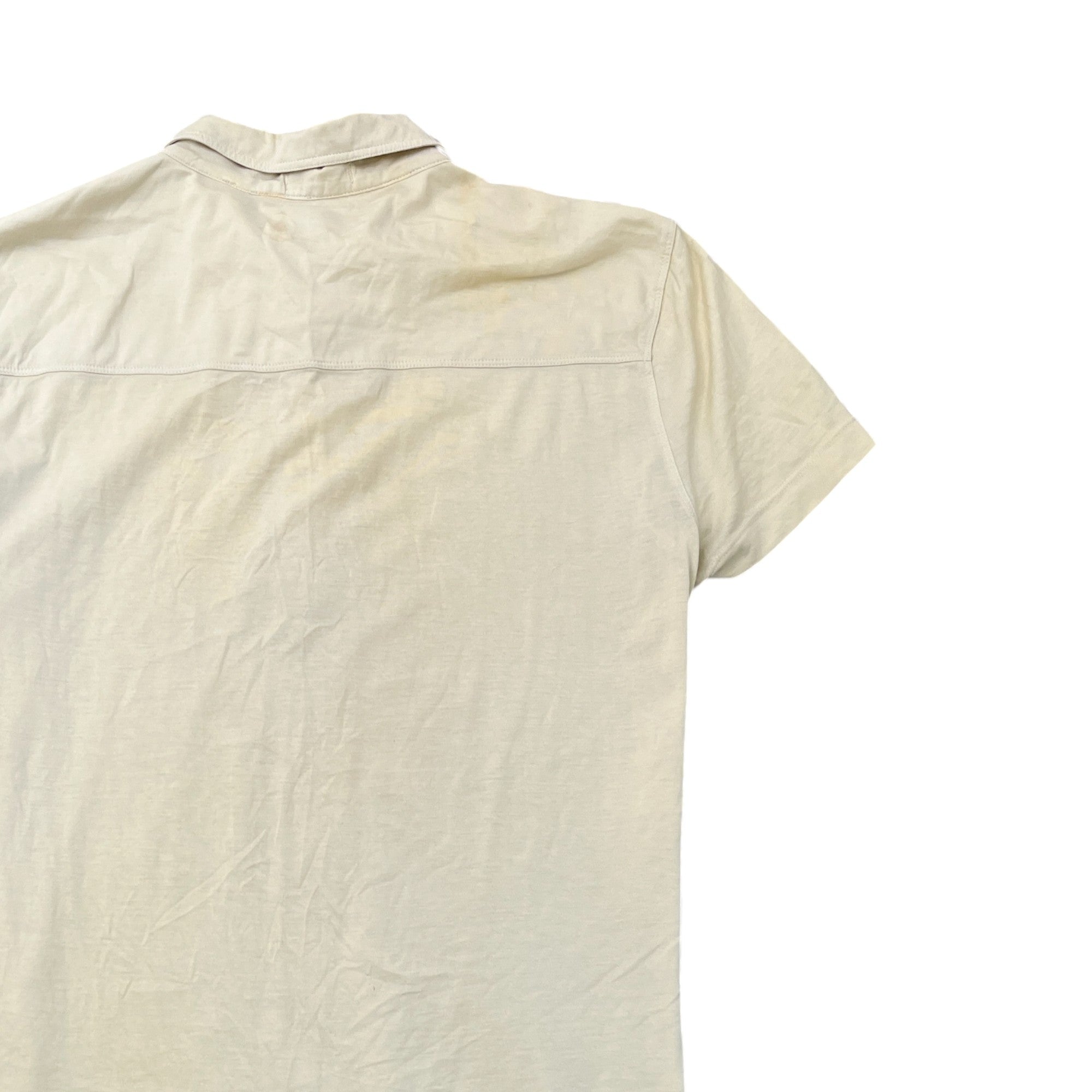 Men's Plain Polo Shirt Yellow Size XL