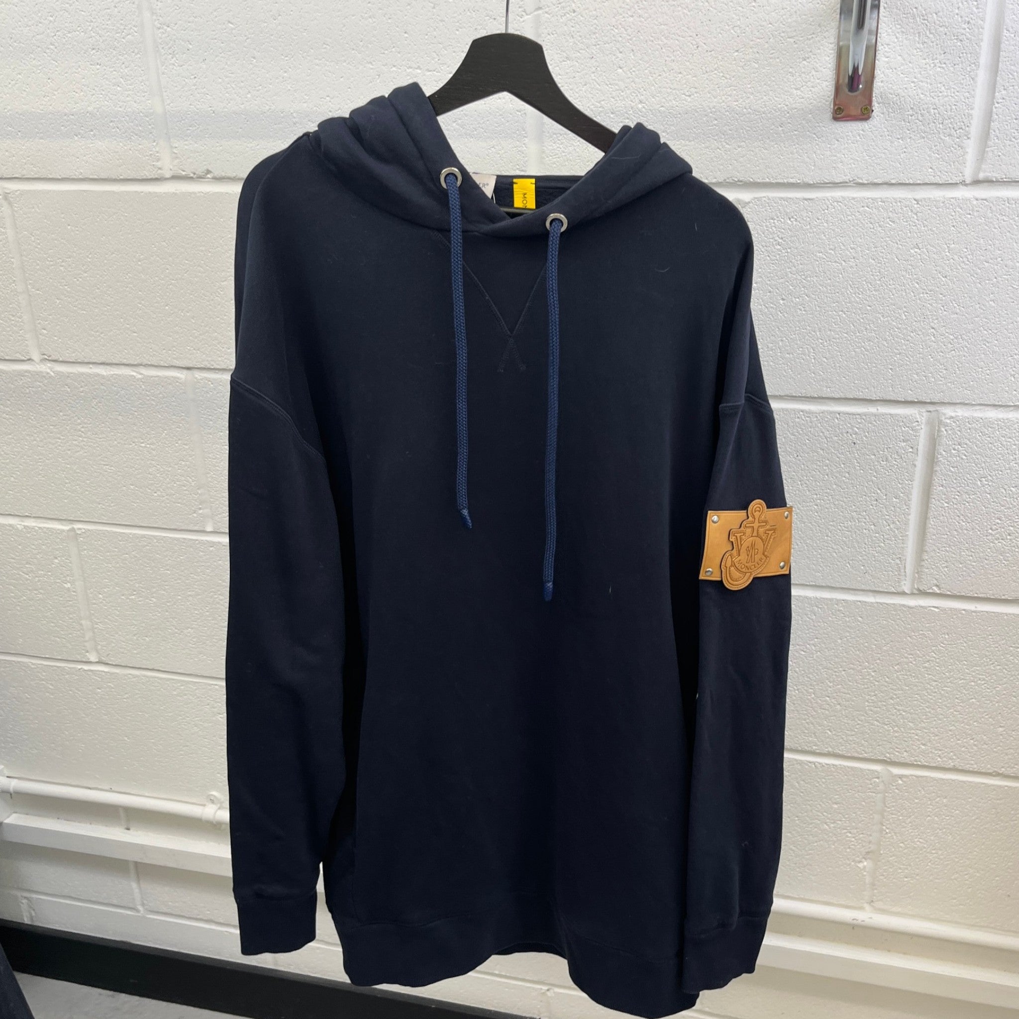 Men's X Jw Anderson Hoodie Navy Size S